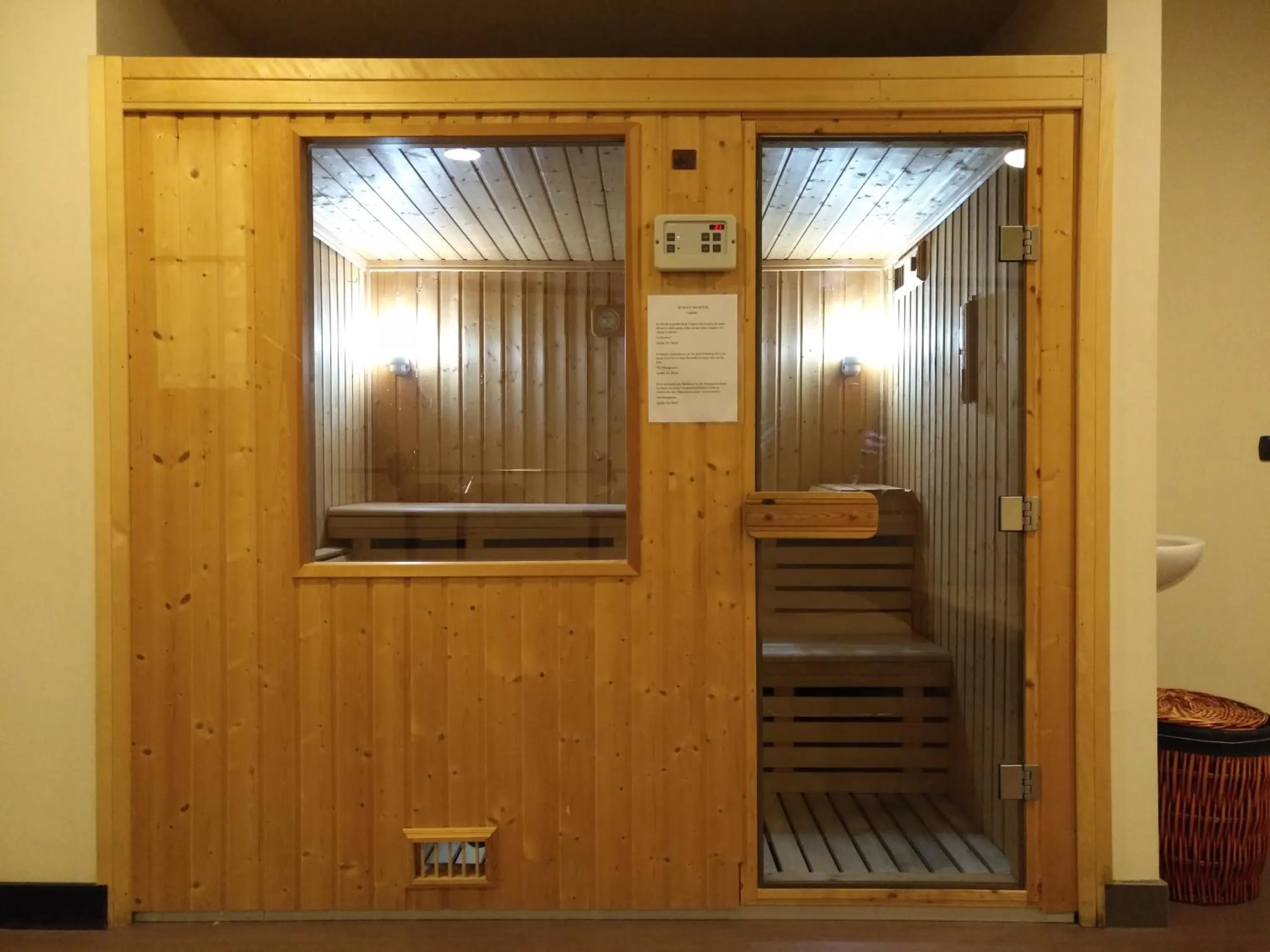 Sauna in Bis Hotel Varese