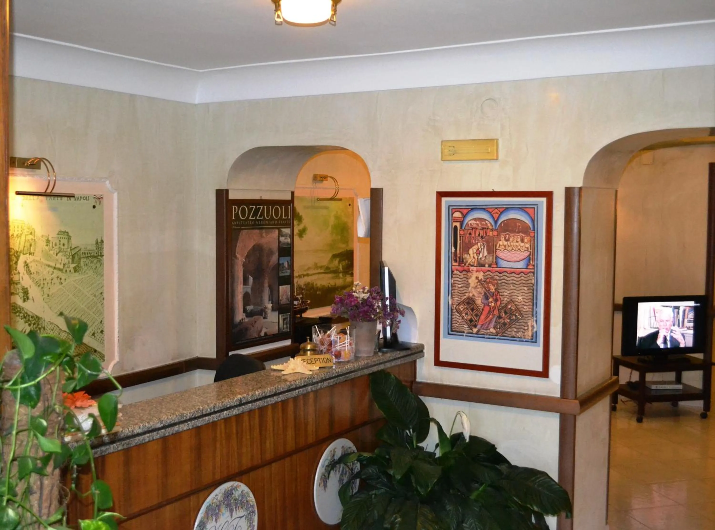 Lobby or reception in Hotel La Tripergola