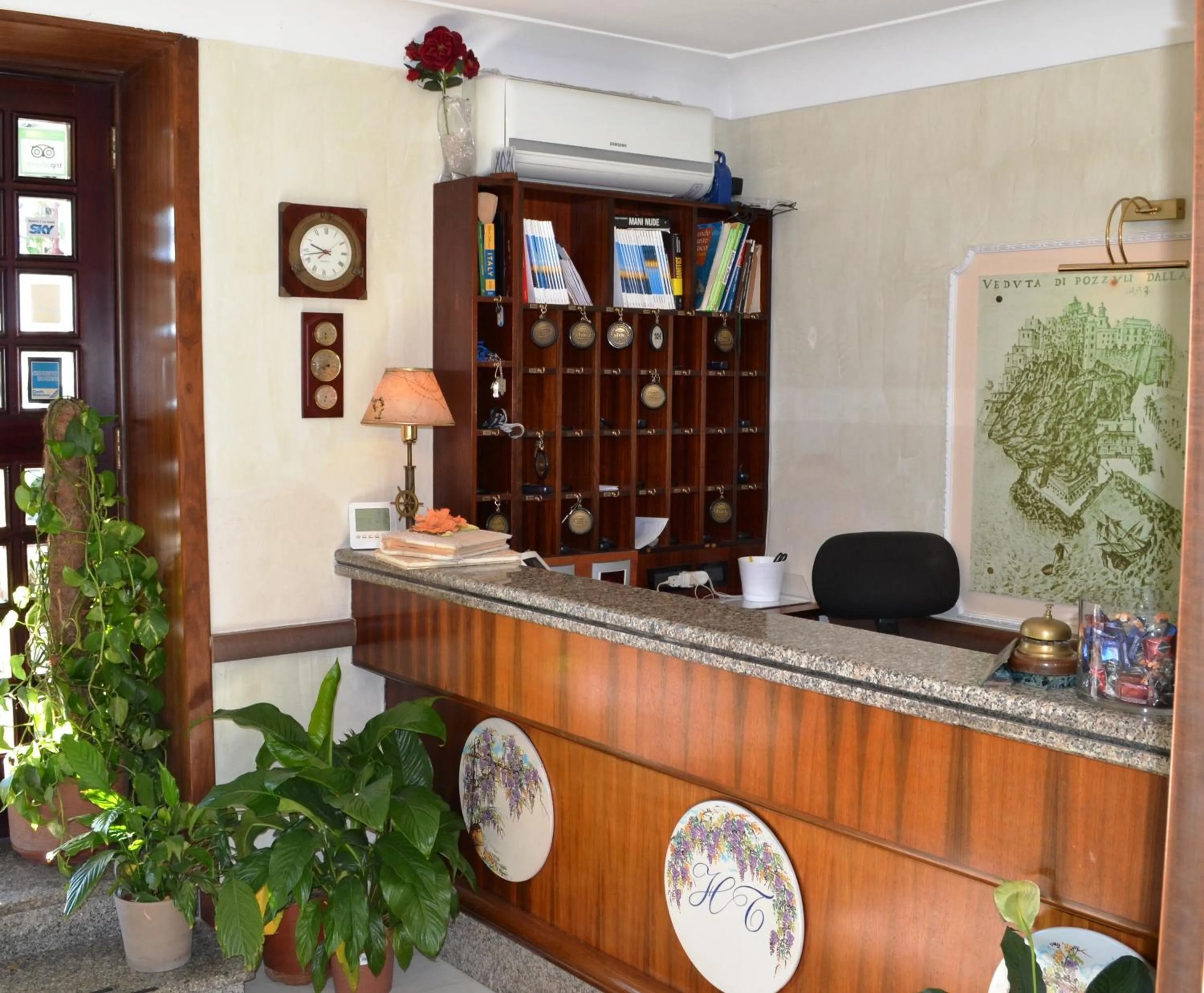 Lobby or reception in Hotel La Tripergola