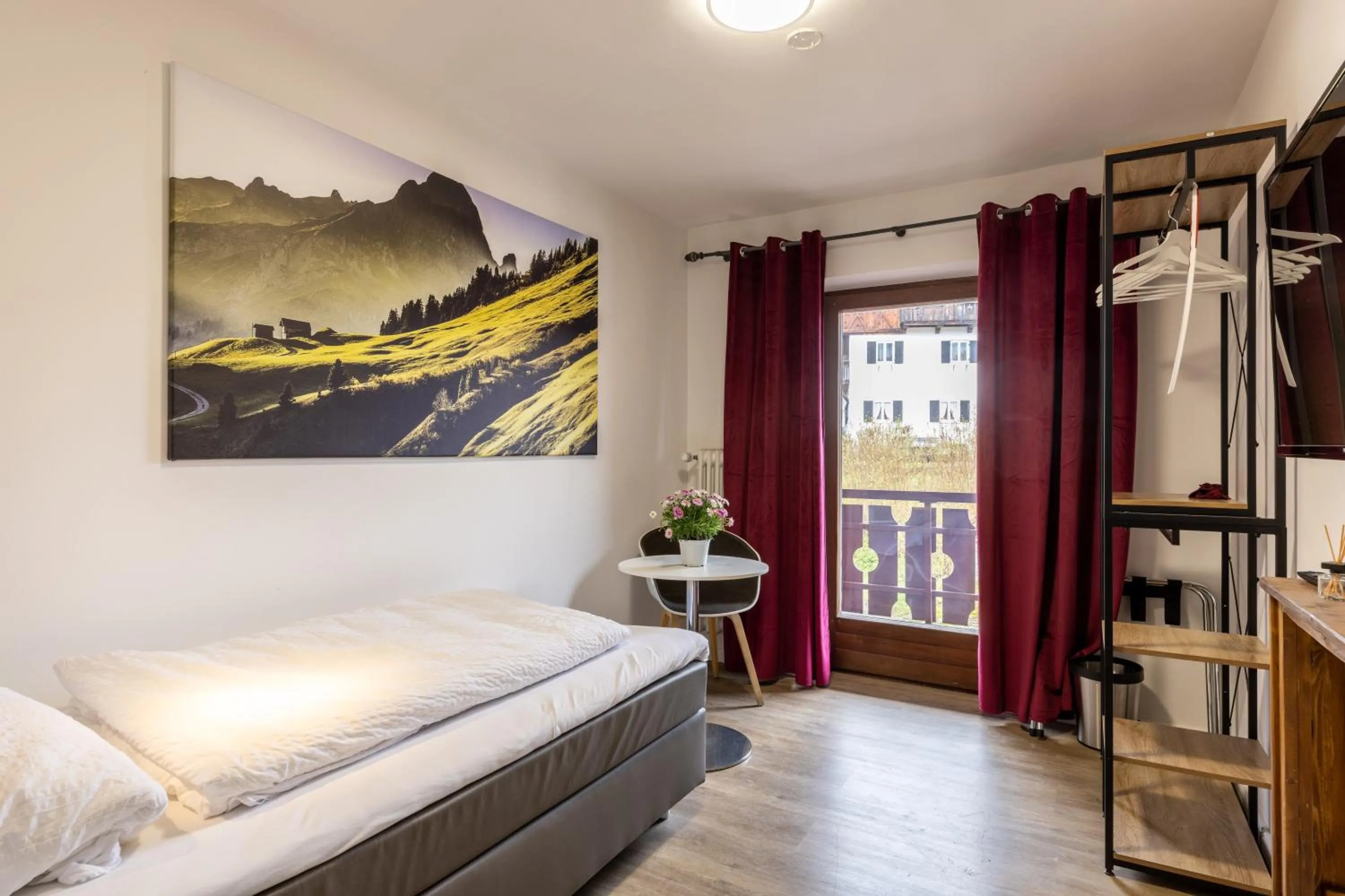 Bed in Gasthof zur Post Saulgrub