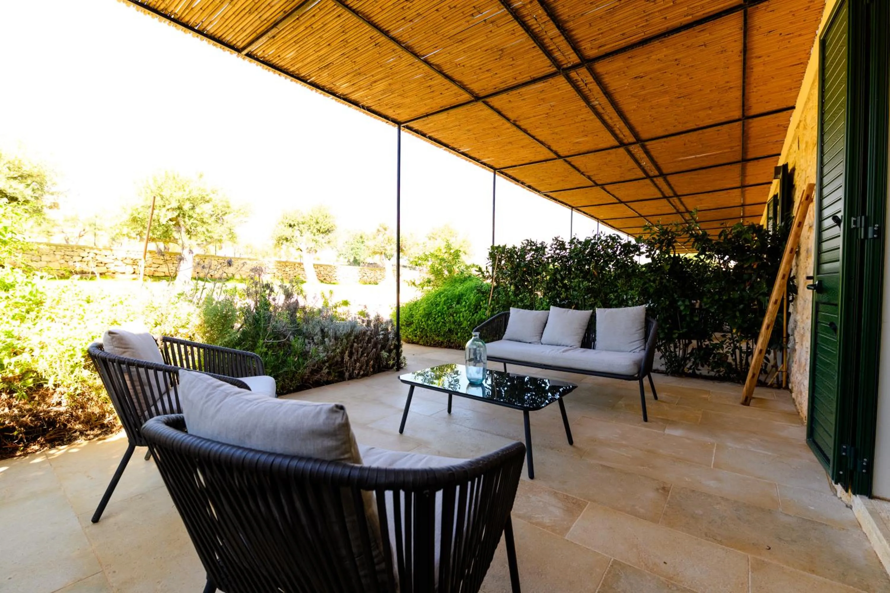 Patio in Poggio Leano Boutique Hotel