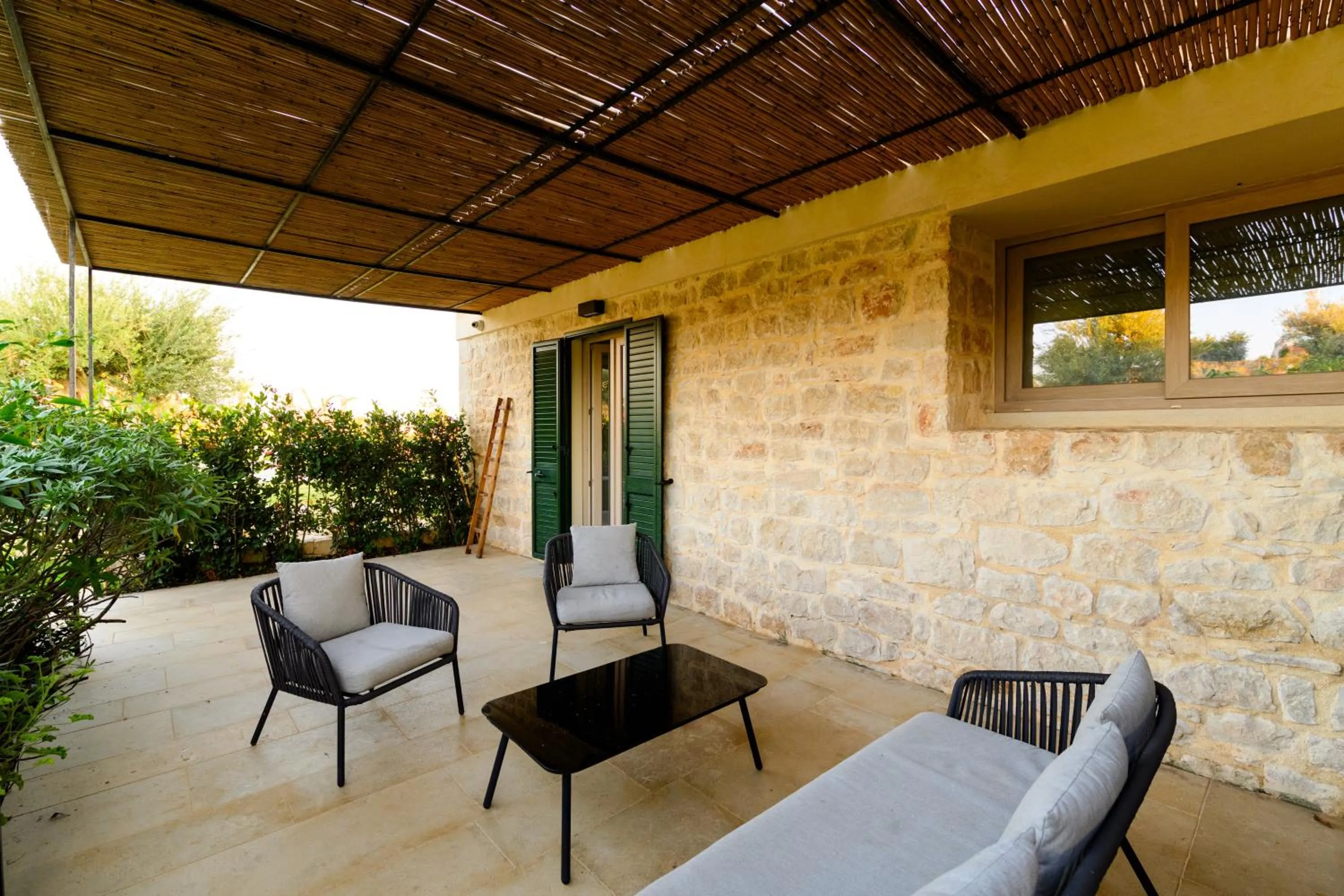 Patio in Poggio Leano Boutique Hotel