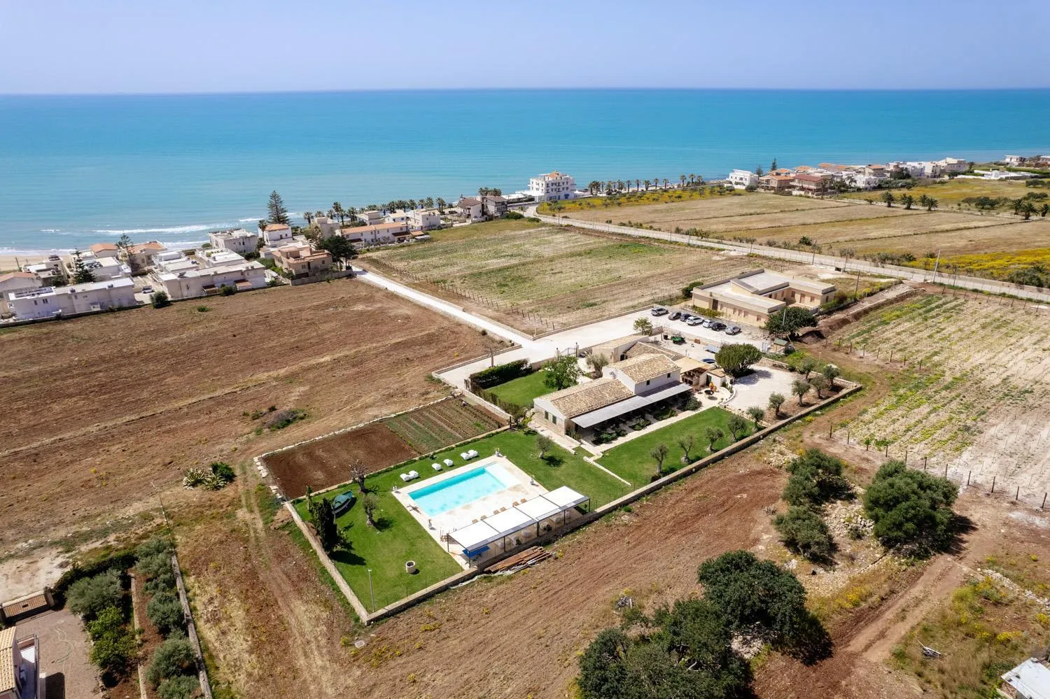 Bird's eye view in Poggio Leano Boutique Hotel