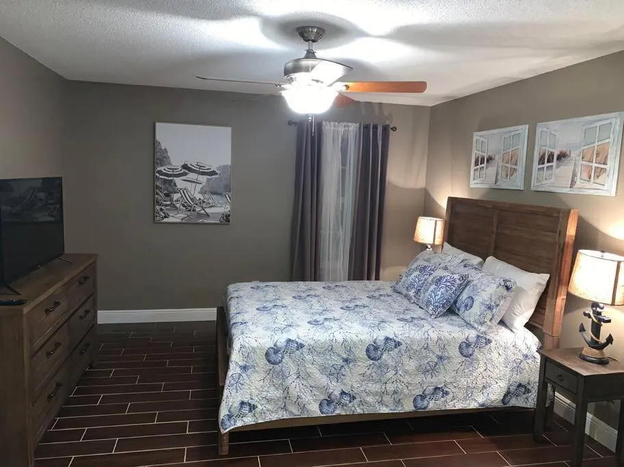Bed in D's Florida Vacation Home