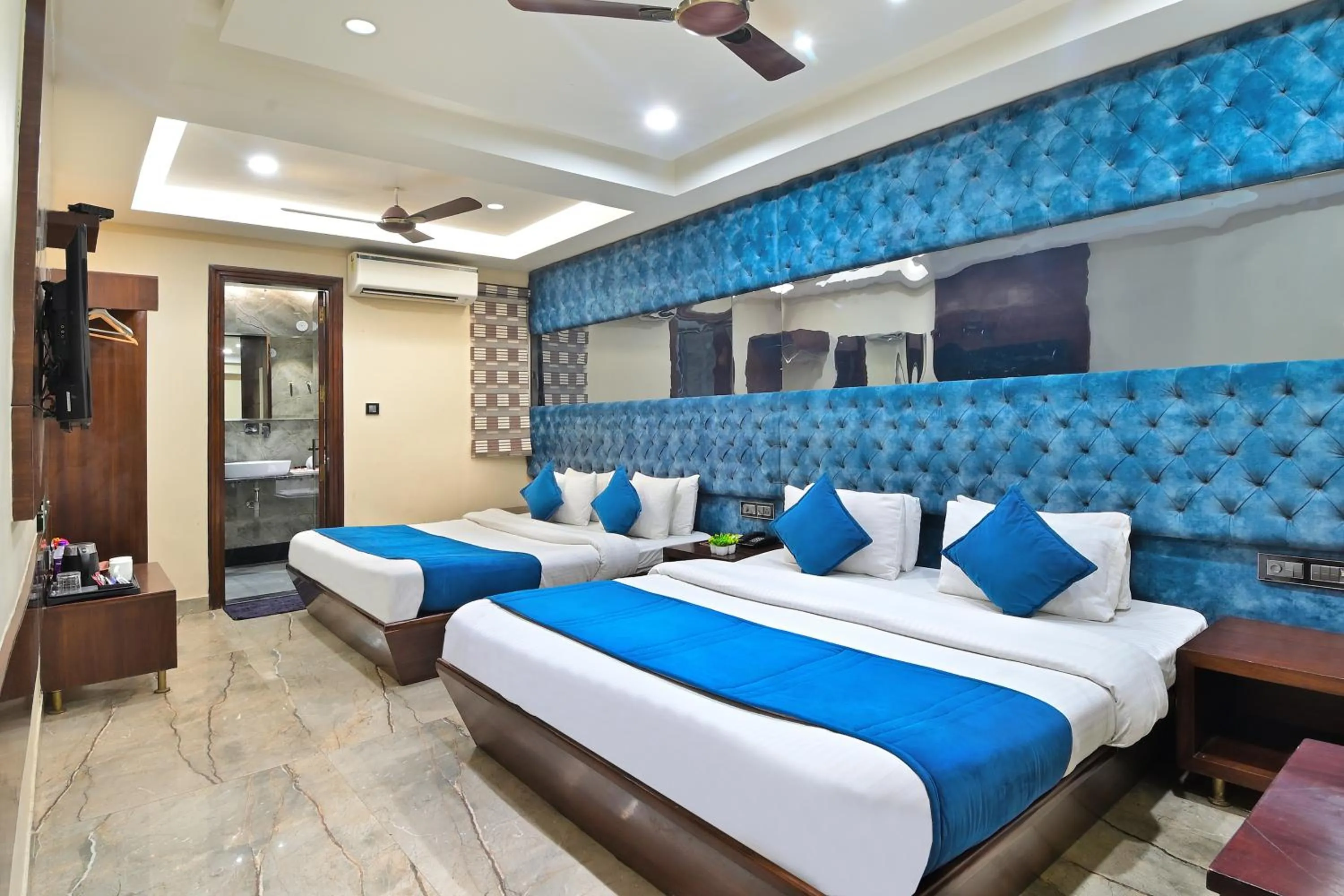 Bed in Hotel Vanson Delite - New Delhi Railway Station