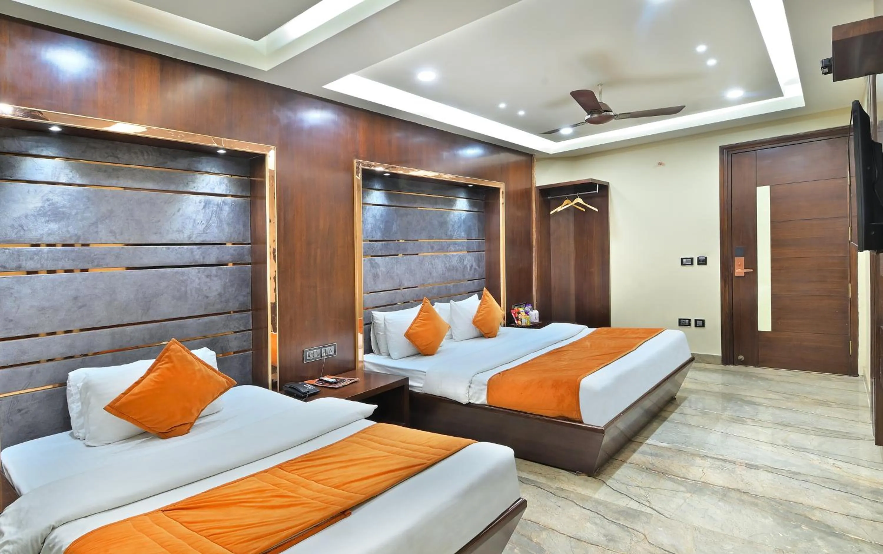 Bed in Hotel Vanson Delite - New Delhi Railway Station