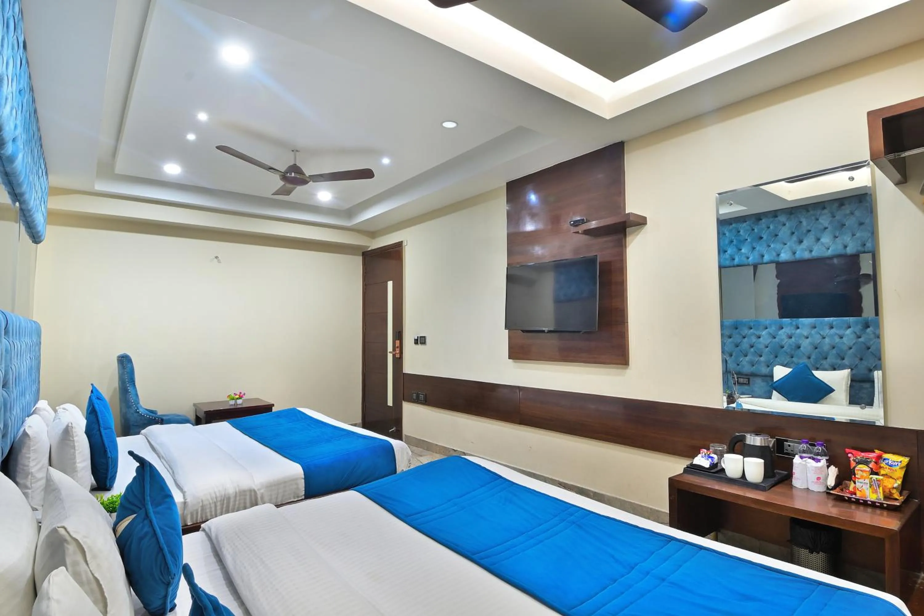 Bed in Hotel Vanson Delite - New Delhi Railway Station
