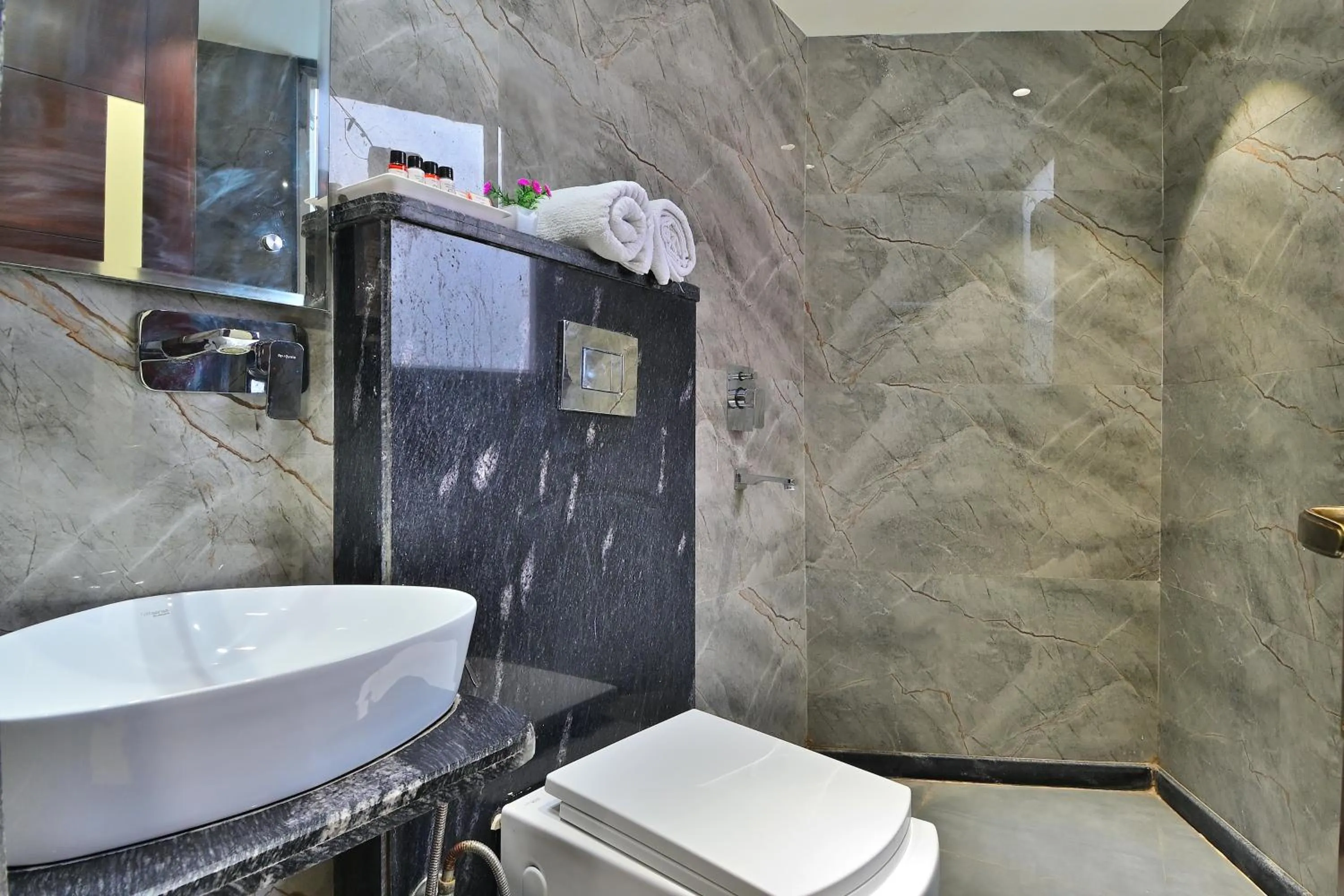 Shower in Hotel Vanson Delite - New Delhi Railway Station