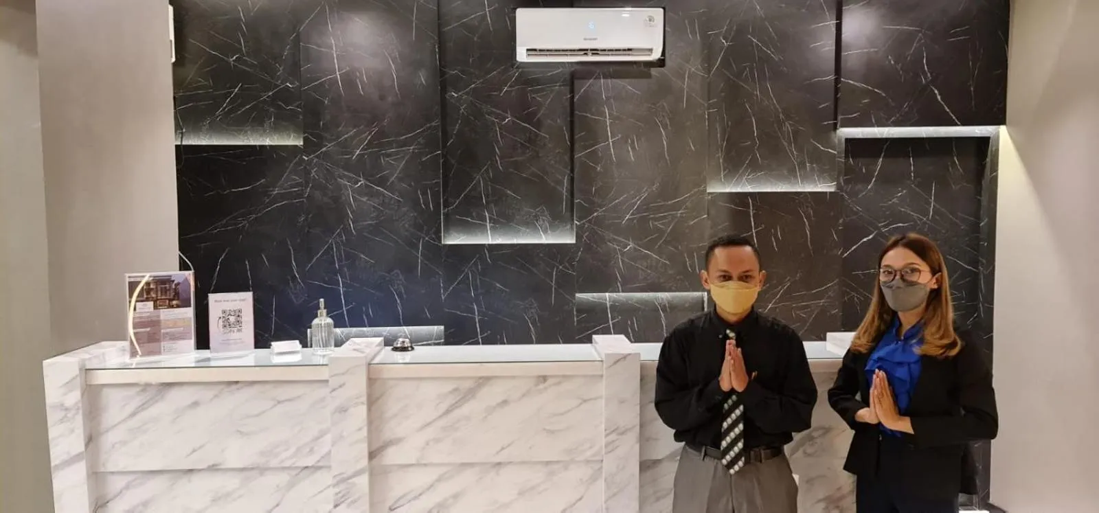 Lobby or reception in Grand Plaza Boutique Hotel