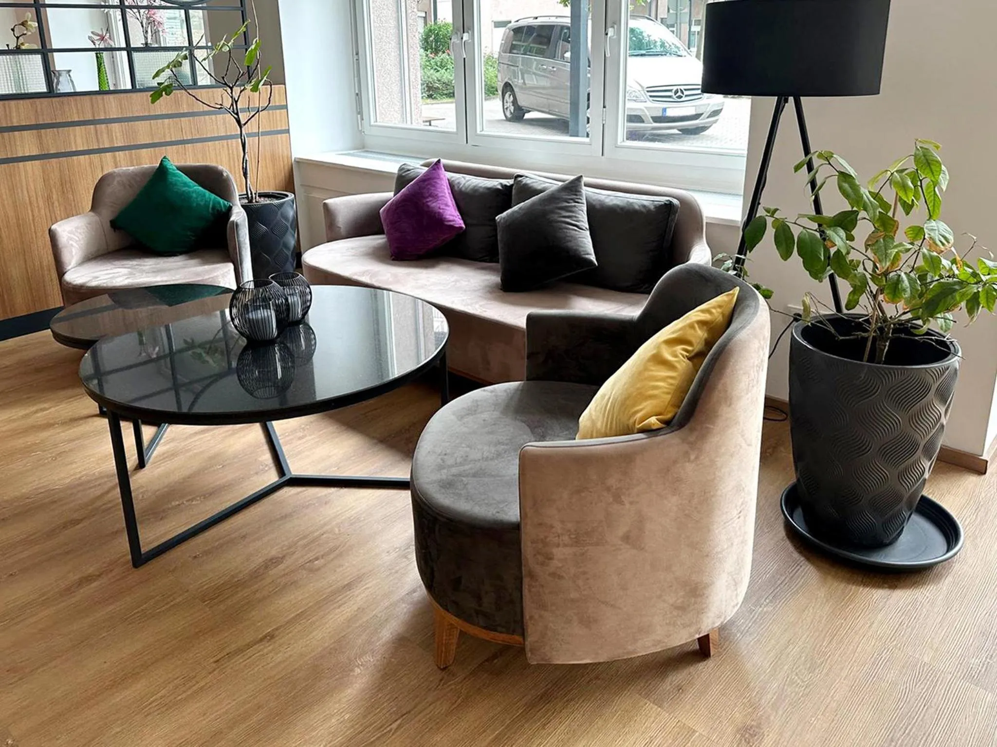 Lobby or reception in DORMERO Hotel Rüsselsheim Airport-Frankfurt