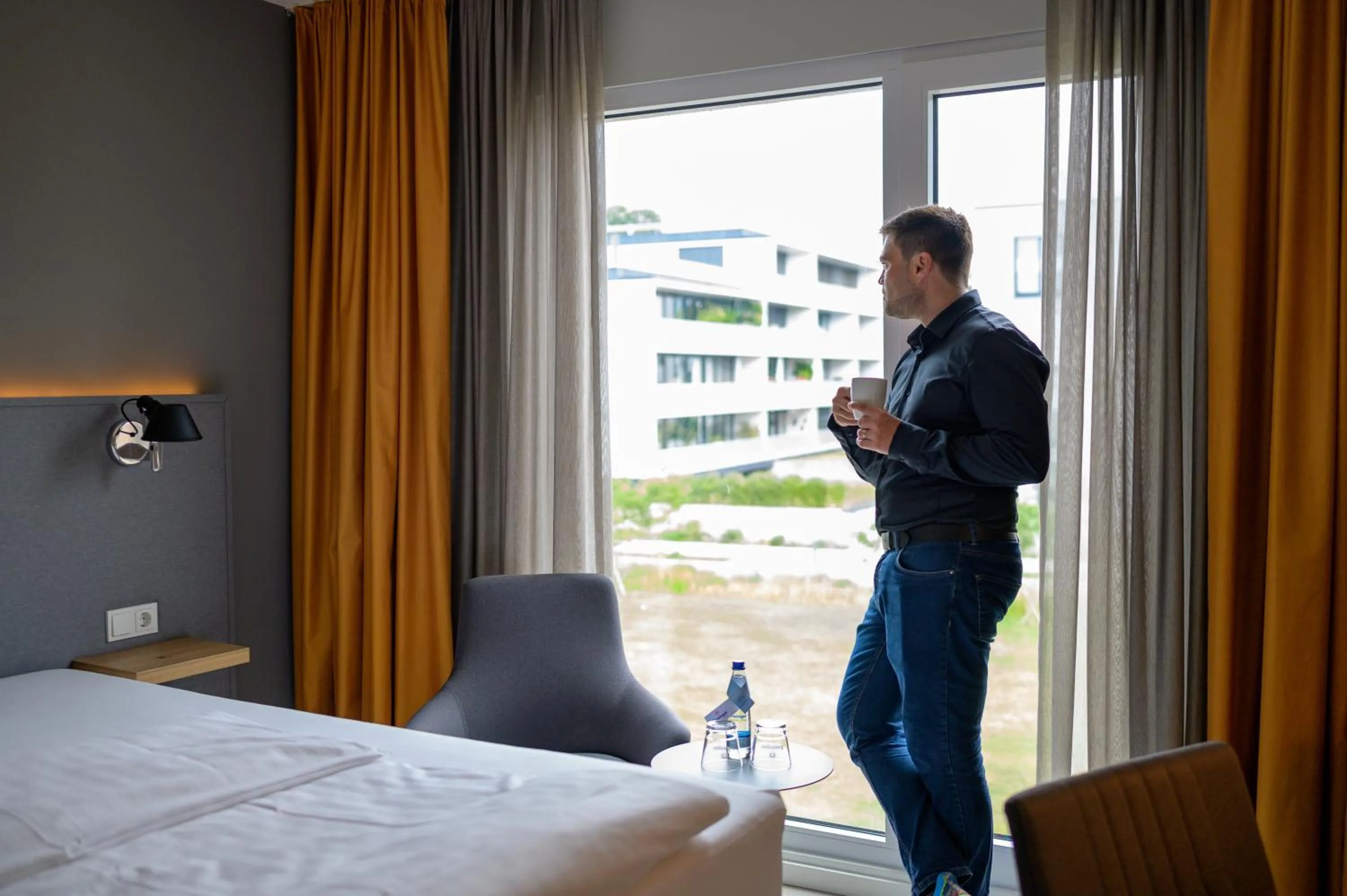 Photo of the whole room, Bed in Maxx Hotel Aalen
