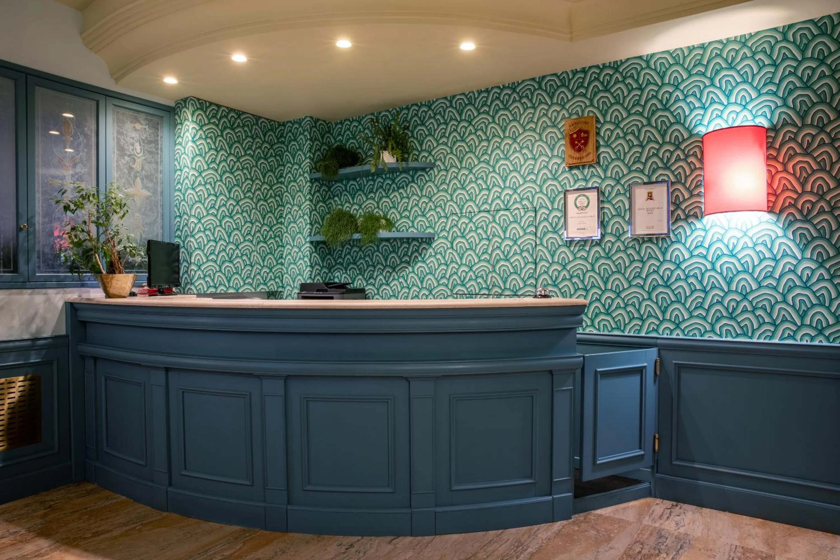 Lobby or reception in Hotel Montecarlo