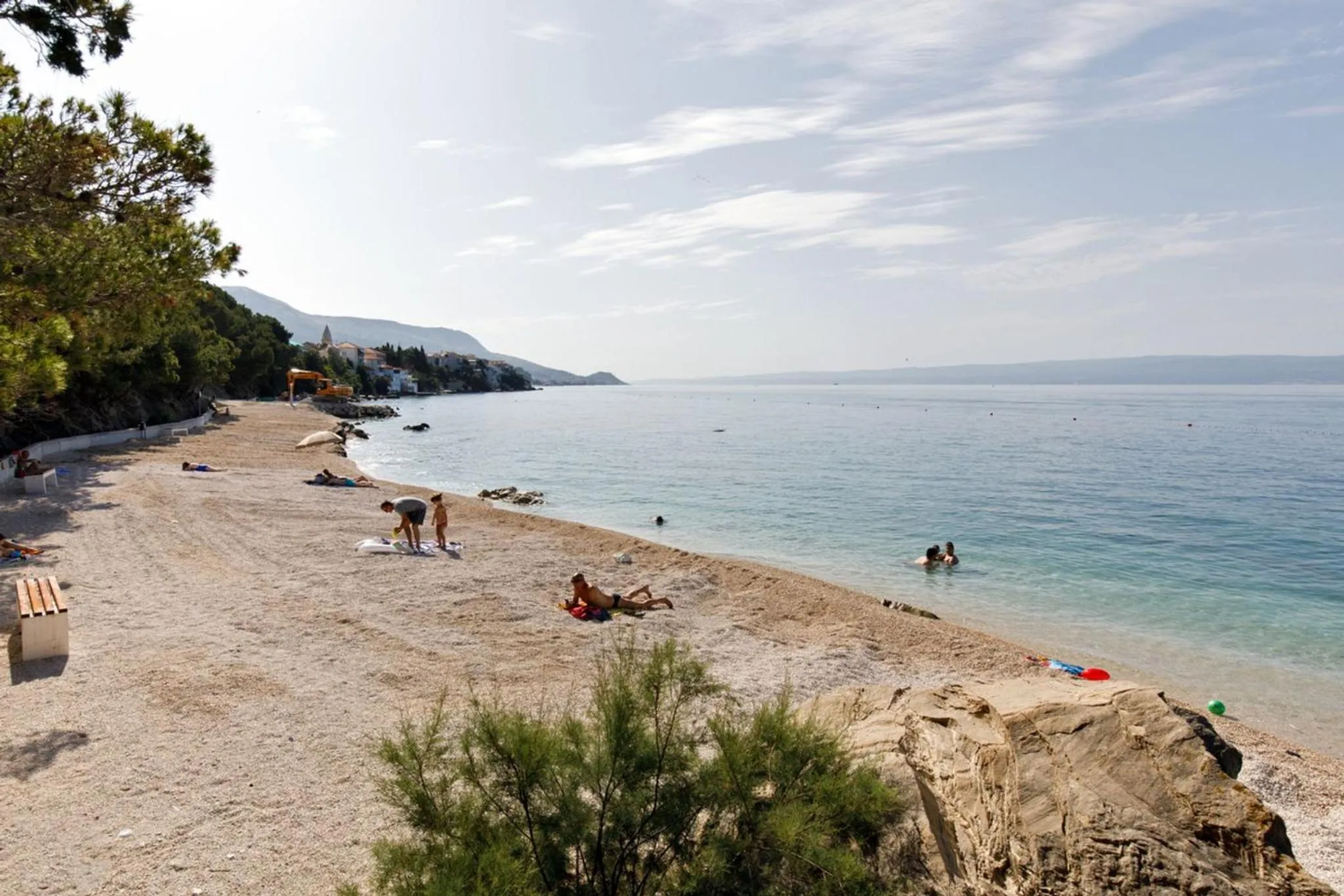 Beach in Nice Beach Apartments in Stobrec