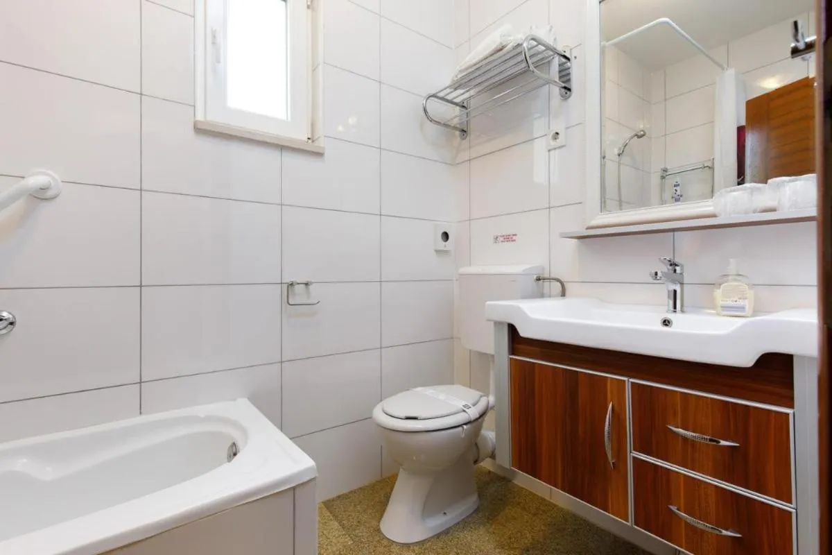 Toilet in Nice apartment with a sea view