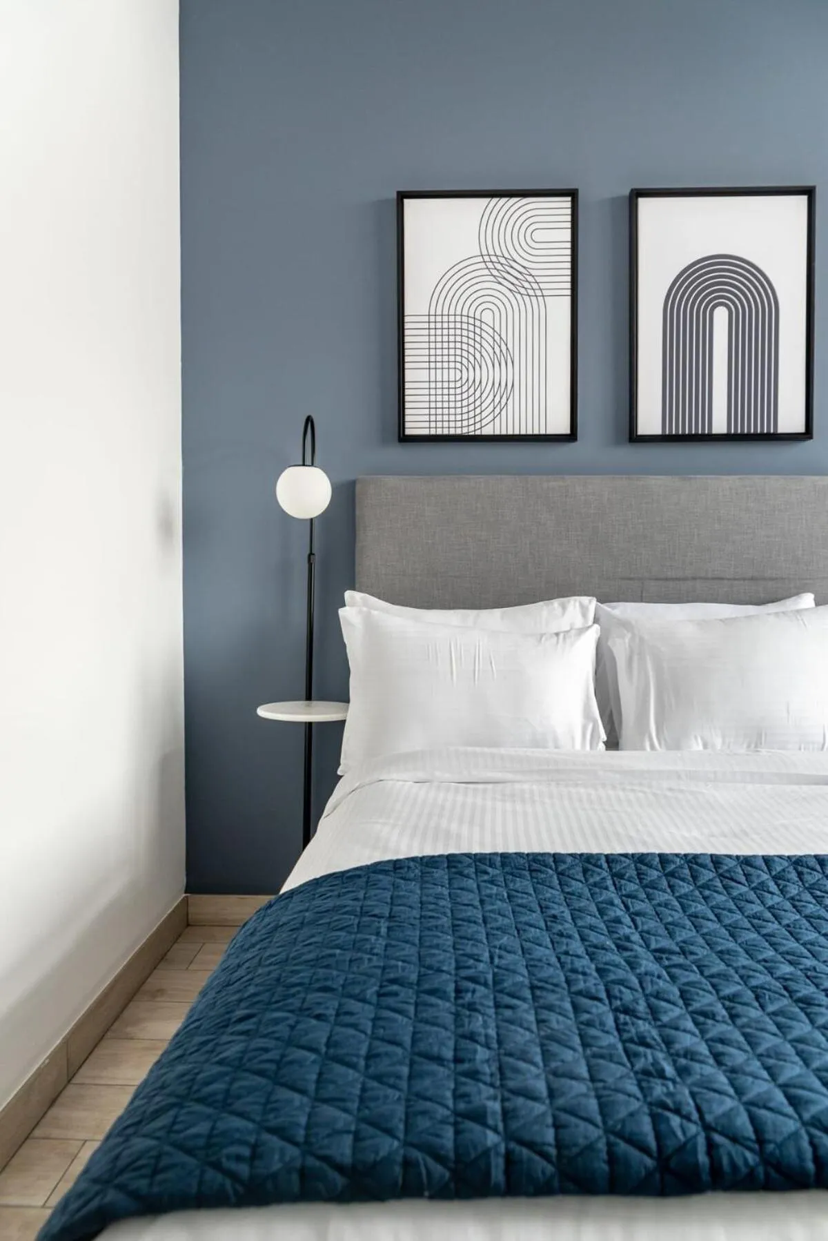 Photo of the whole room, Bed in Silkhaus comfy DIFC studio with Burj Khalifa view