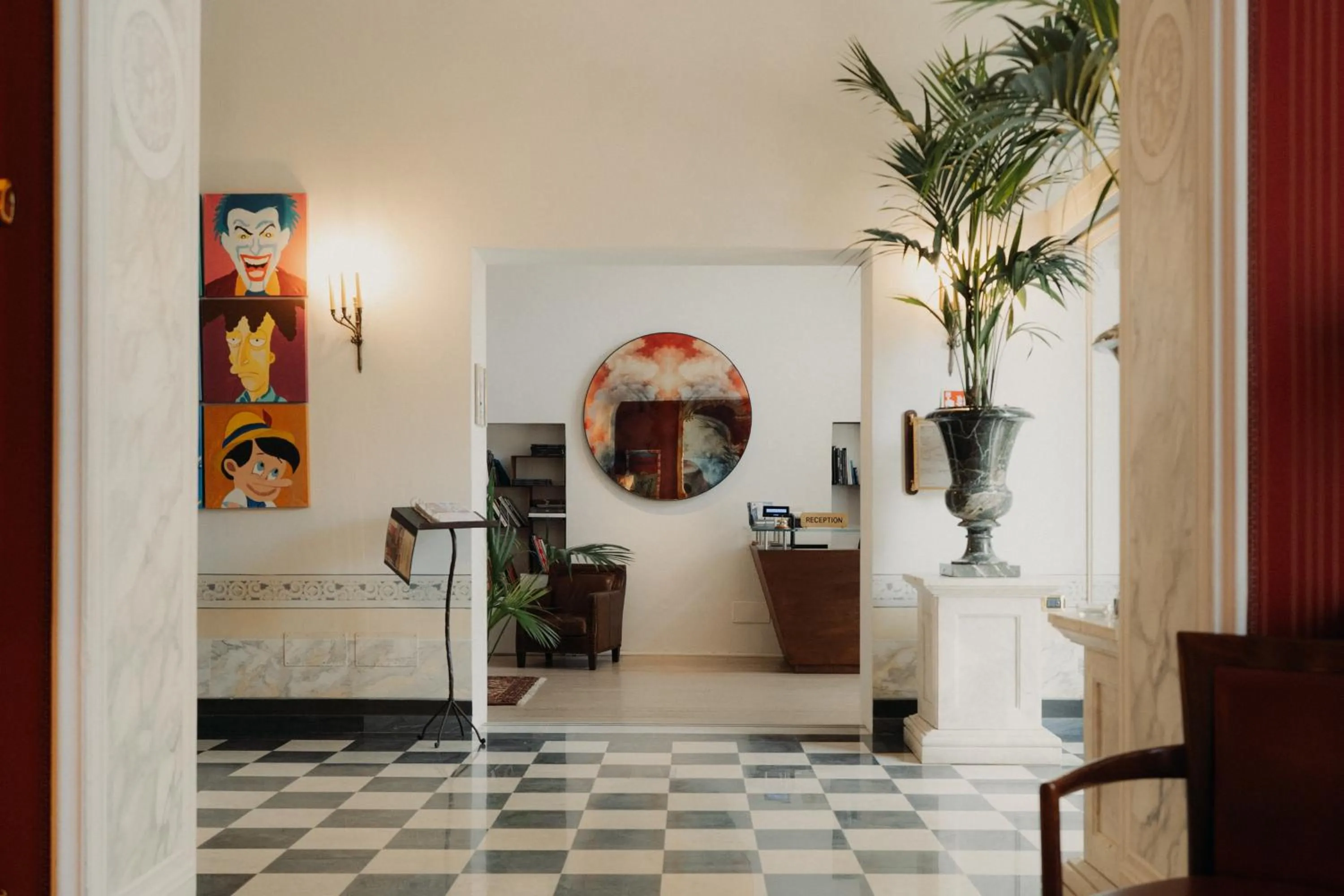 Lobby or reception in Hotel Palazzo Guiscardo Pietrasanta