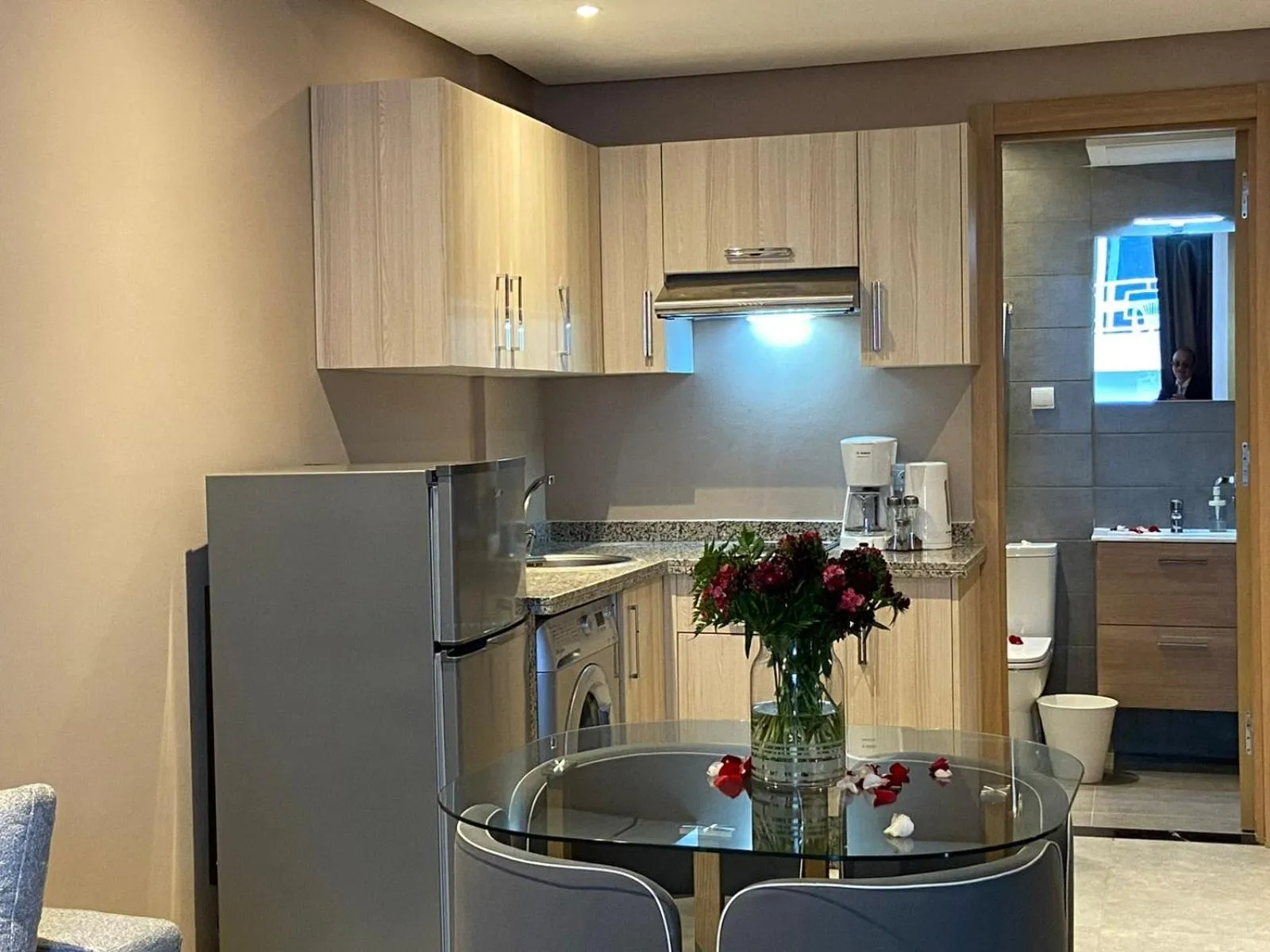 Kitchen or kitchenette in Atlas-Résidence by Rent-Inn