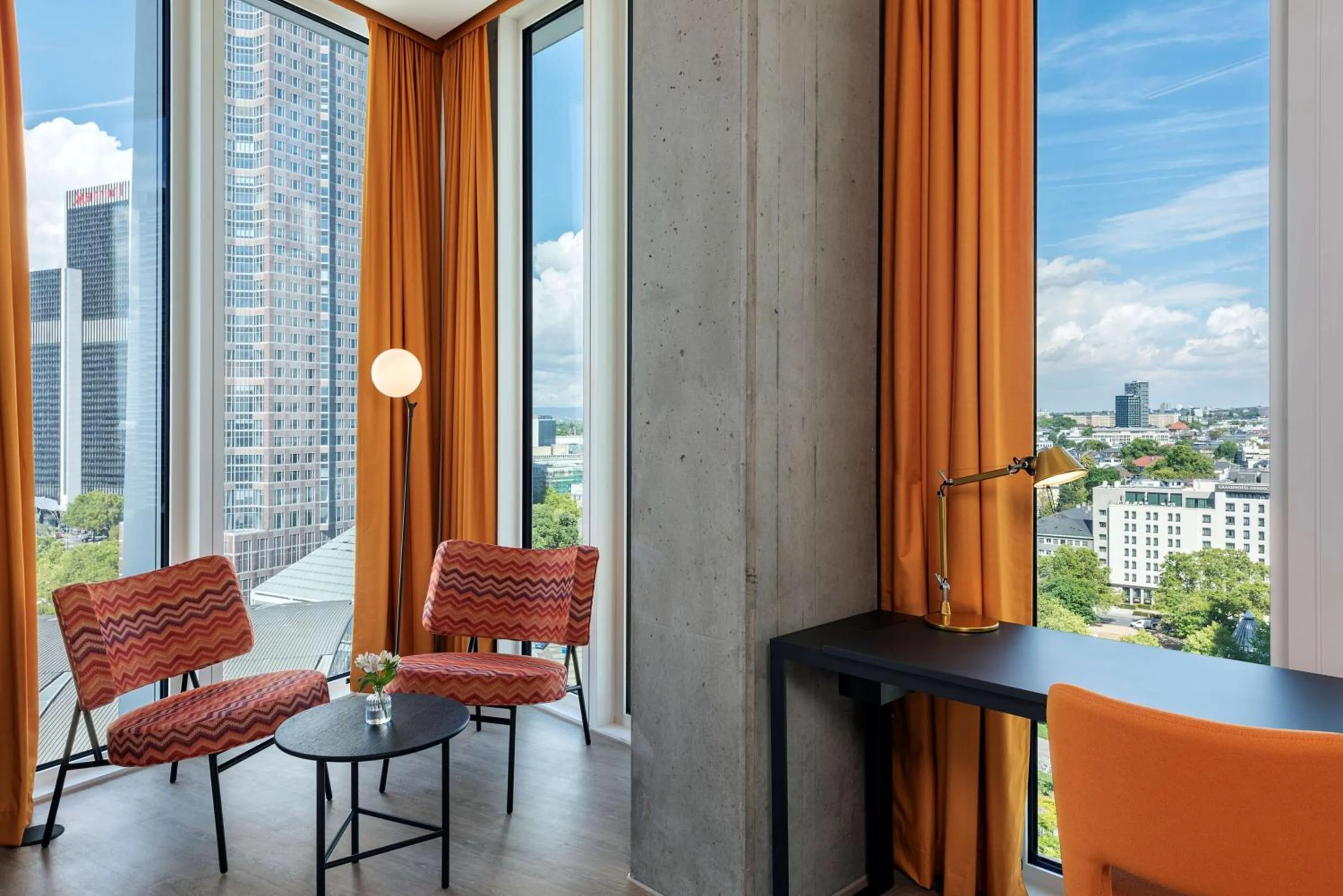 Bedroom in nhow Frankfurt