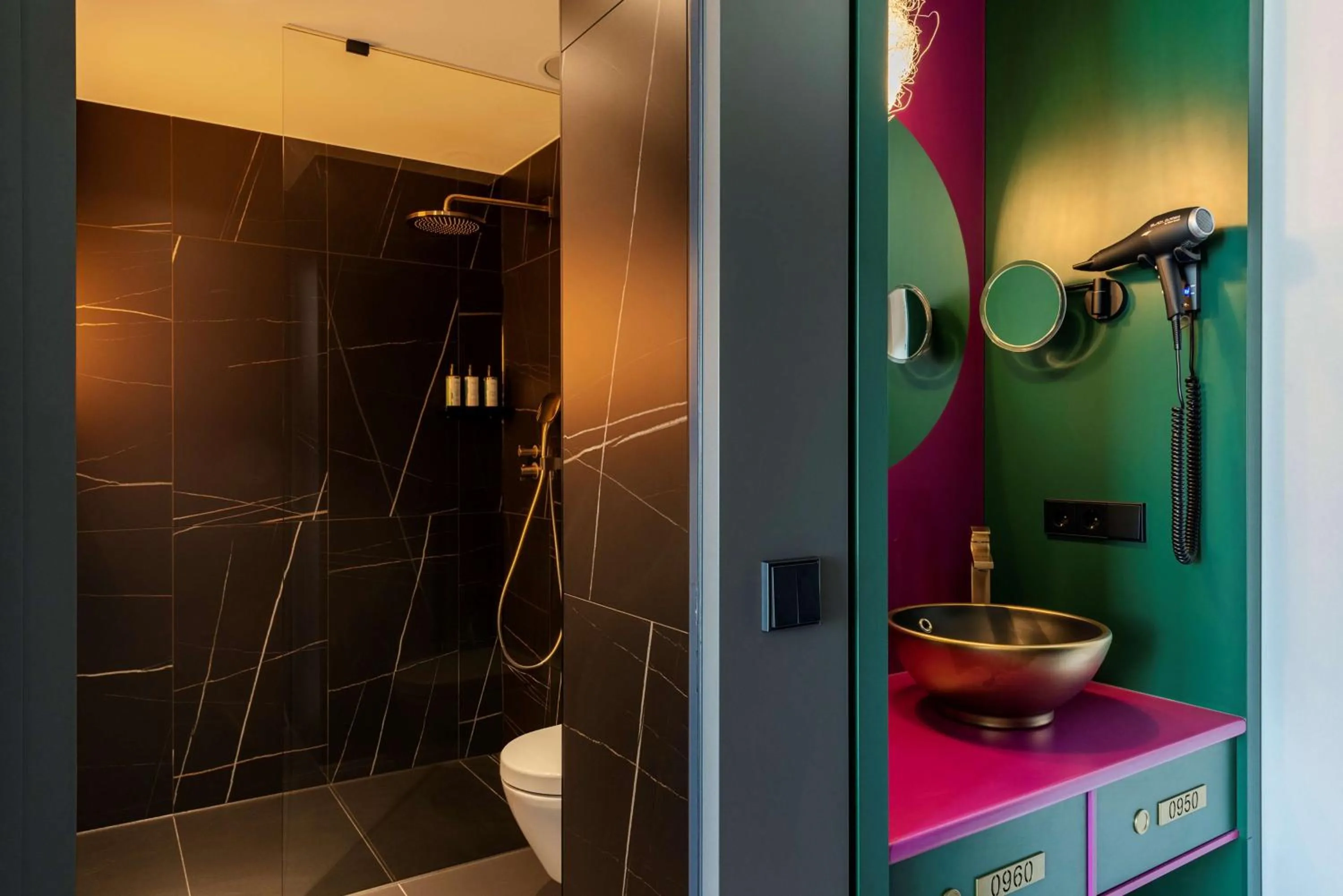 Bathroom in nhow Frankfurt