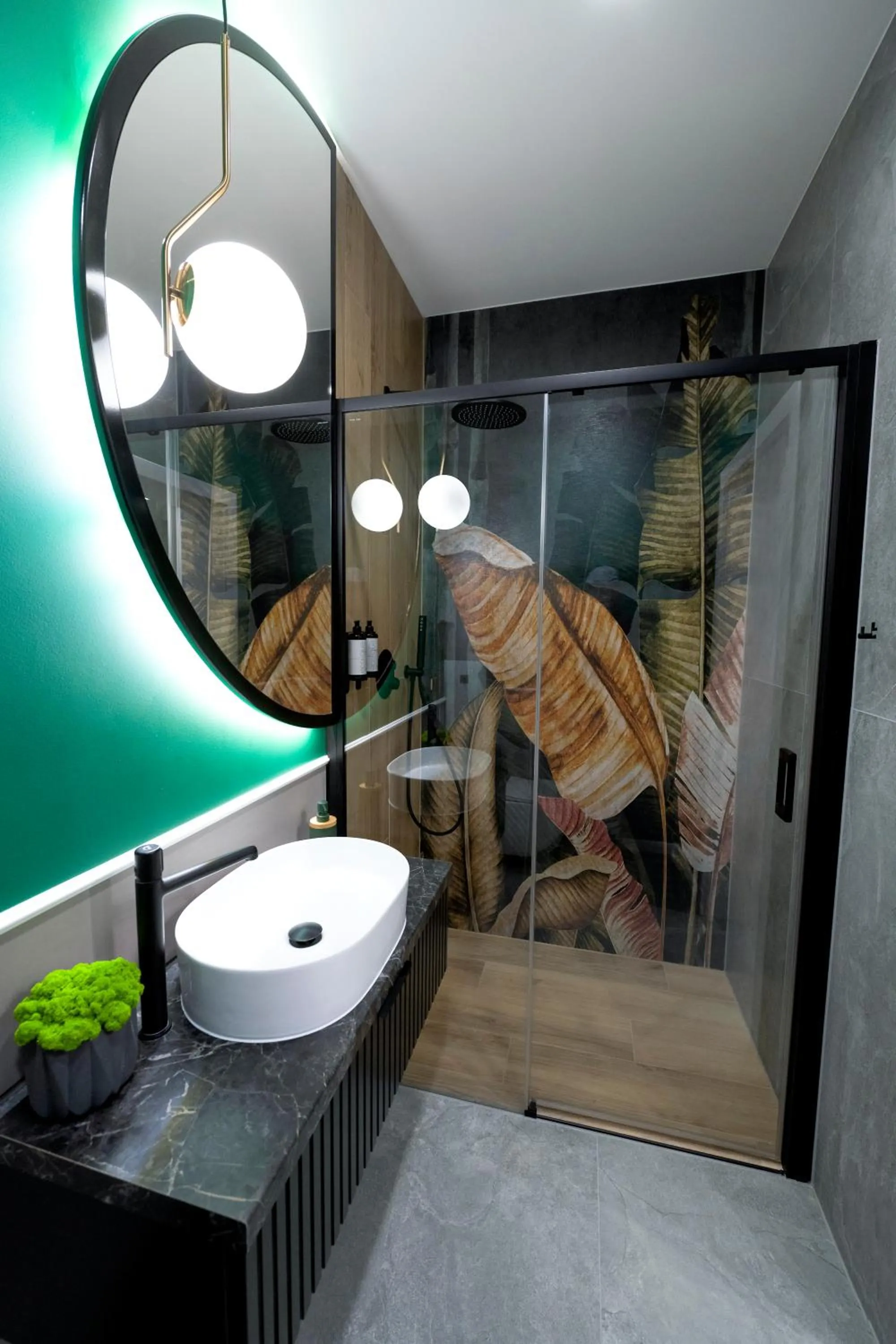 Bathroom in Aparthotel Green Concrete