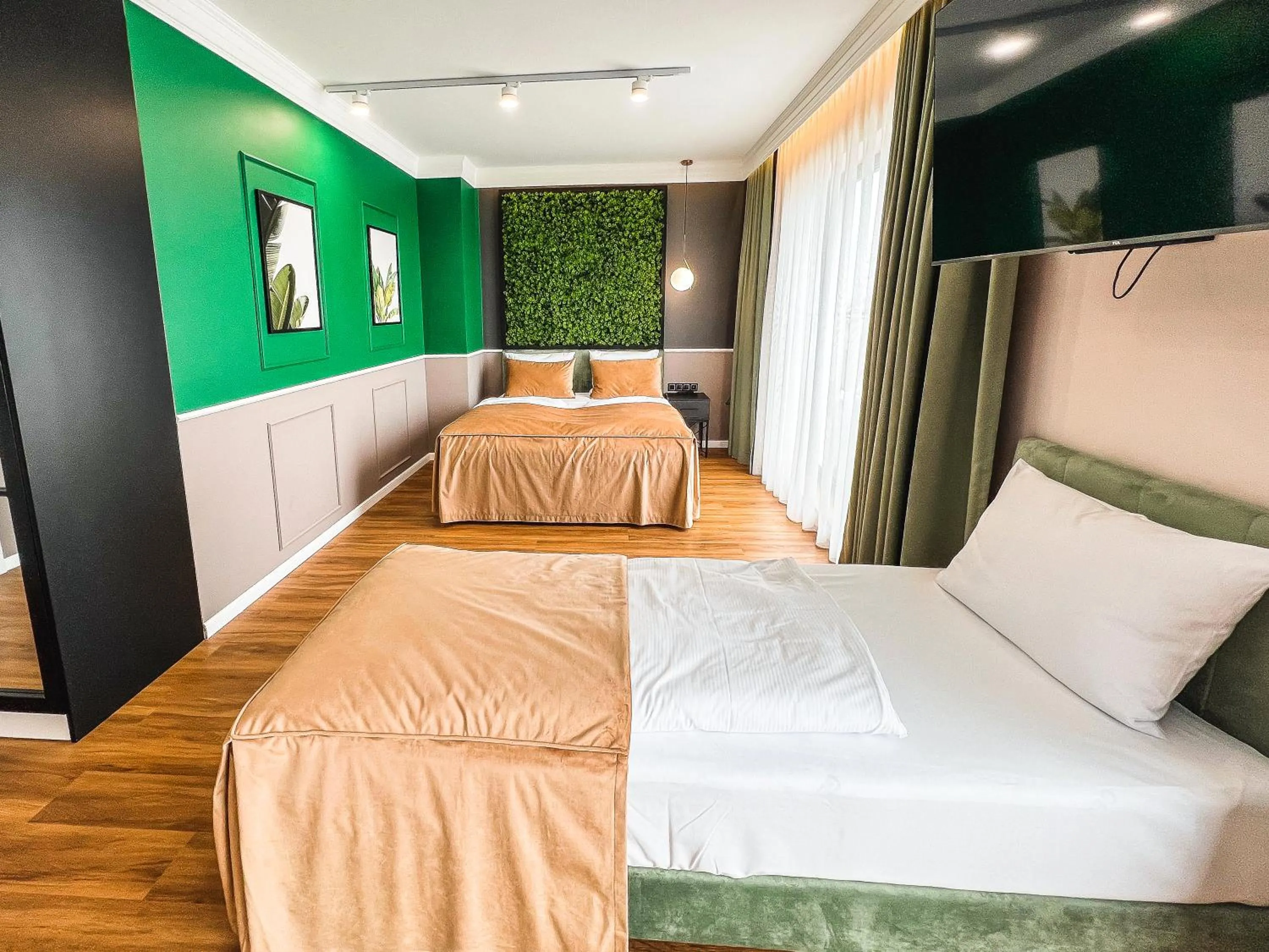 Bedroom, Bed in Aparthotel Green Concrete