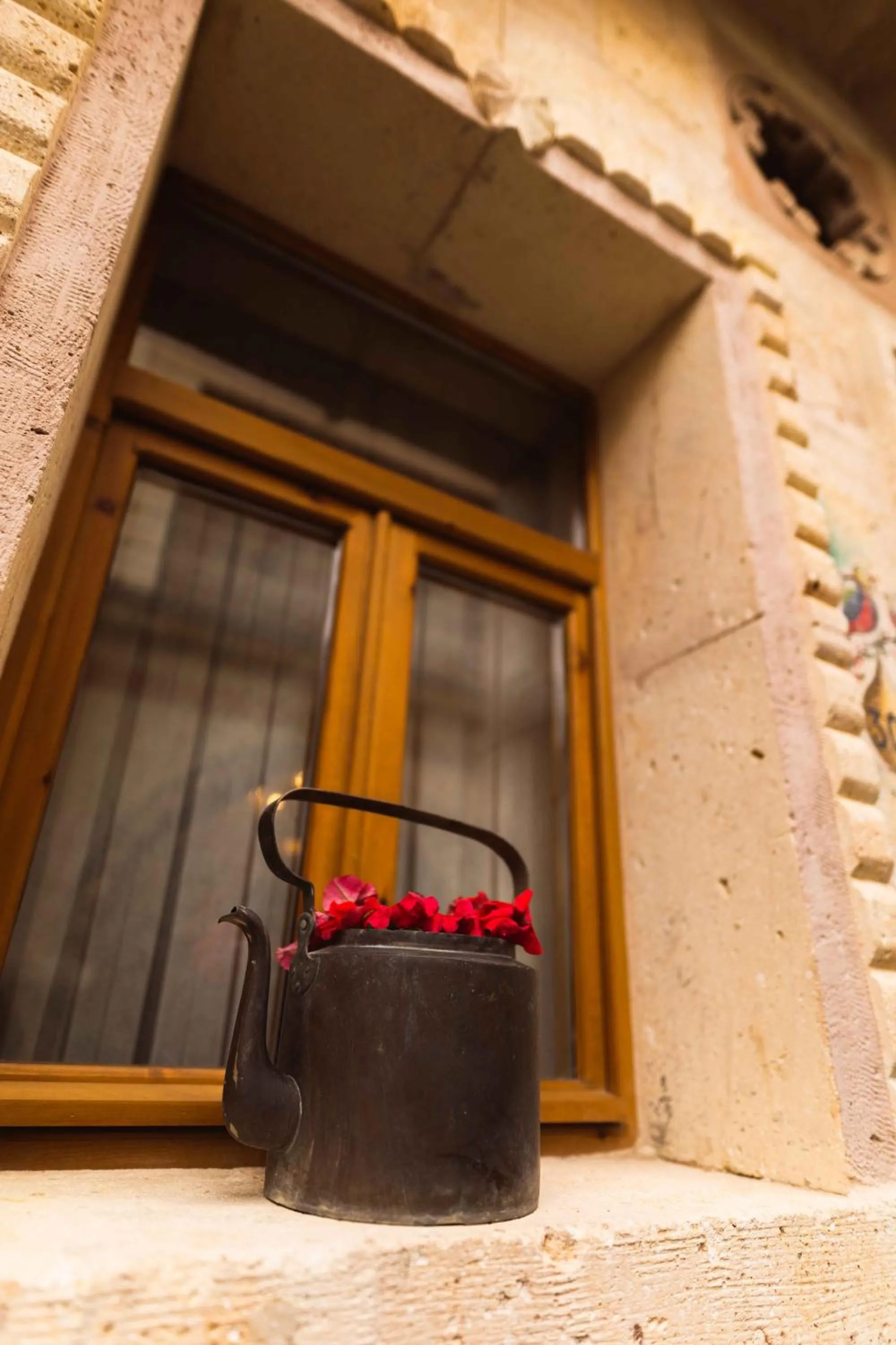 Patio in Solo Cave Suites