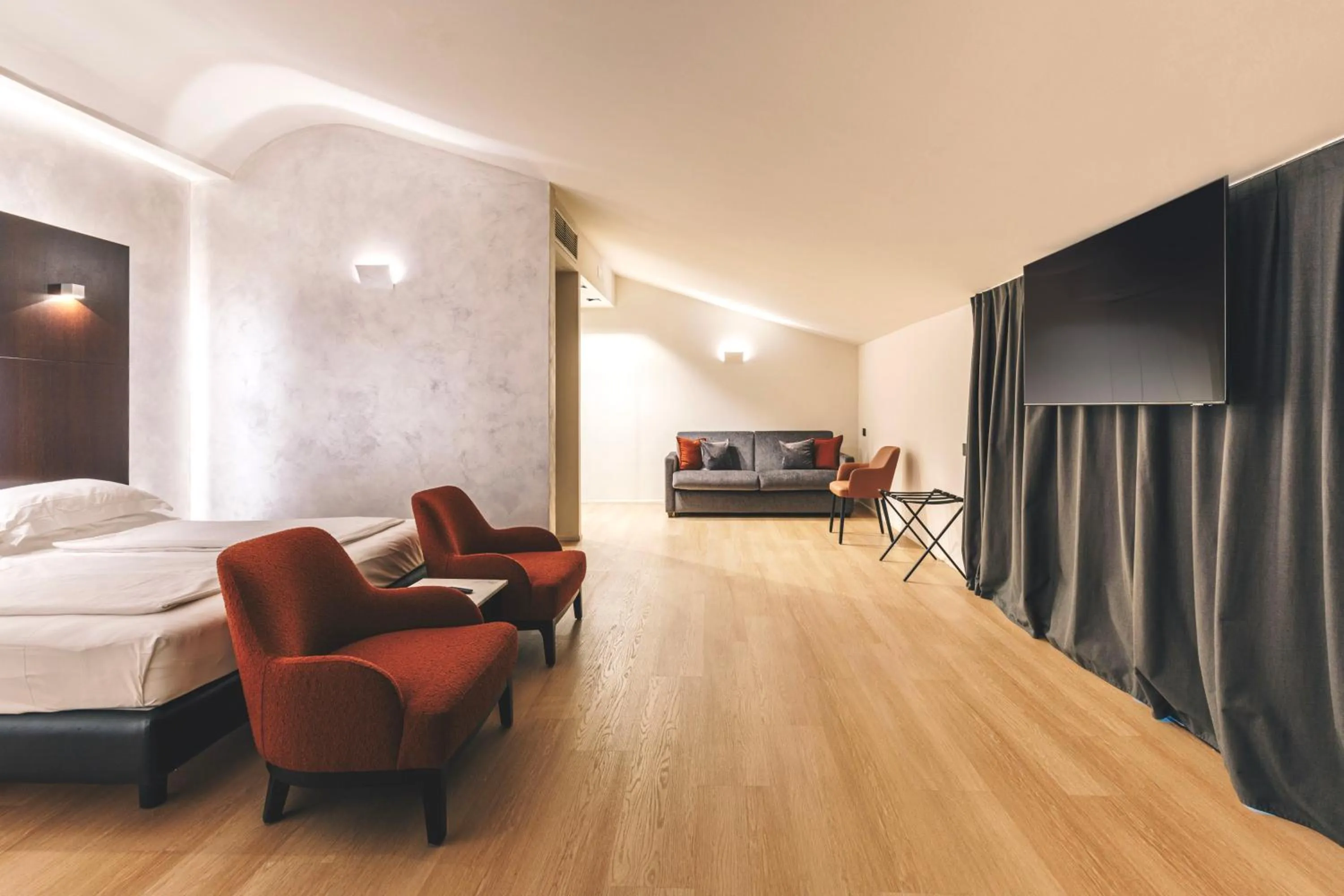 Bed in DelleArti Design Hotel