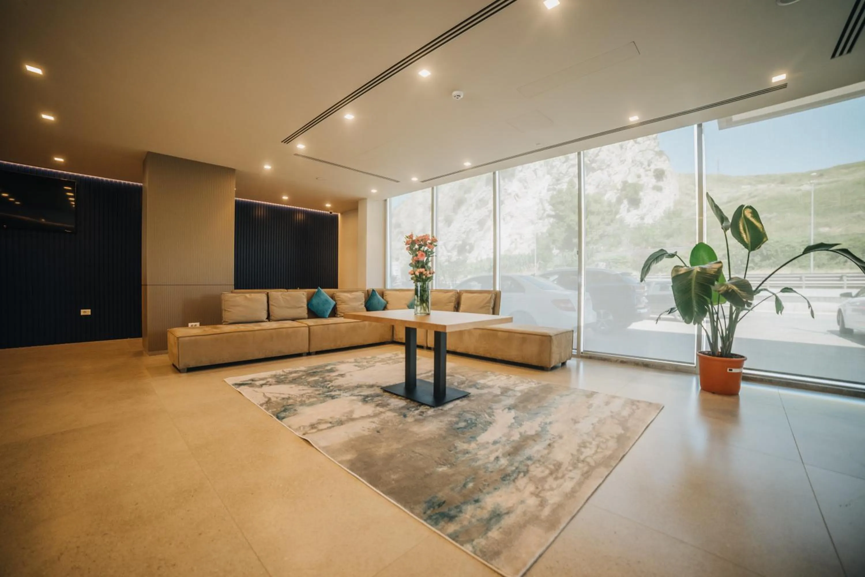 Lobby or reception in AMR Hotel - Durres