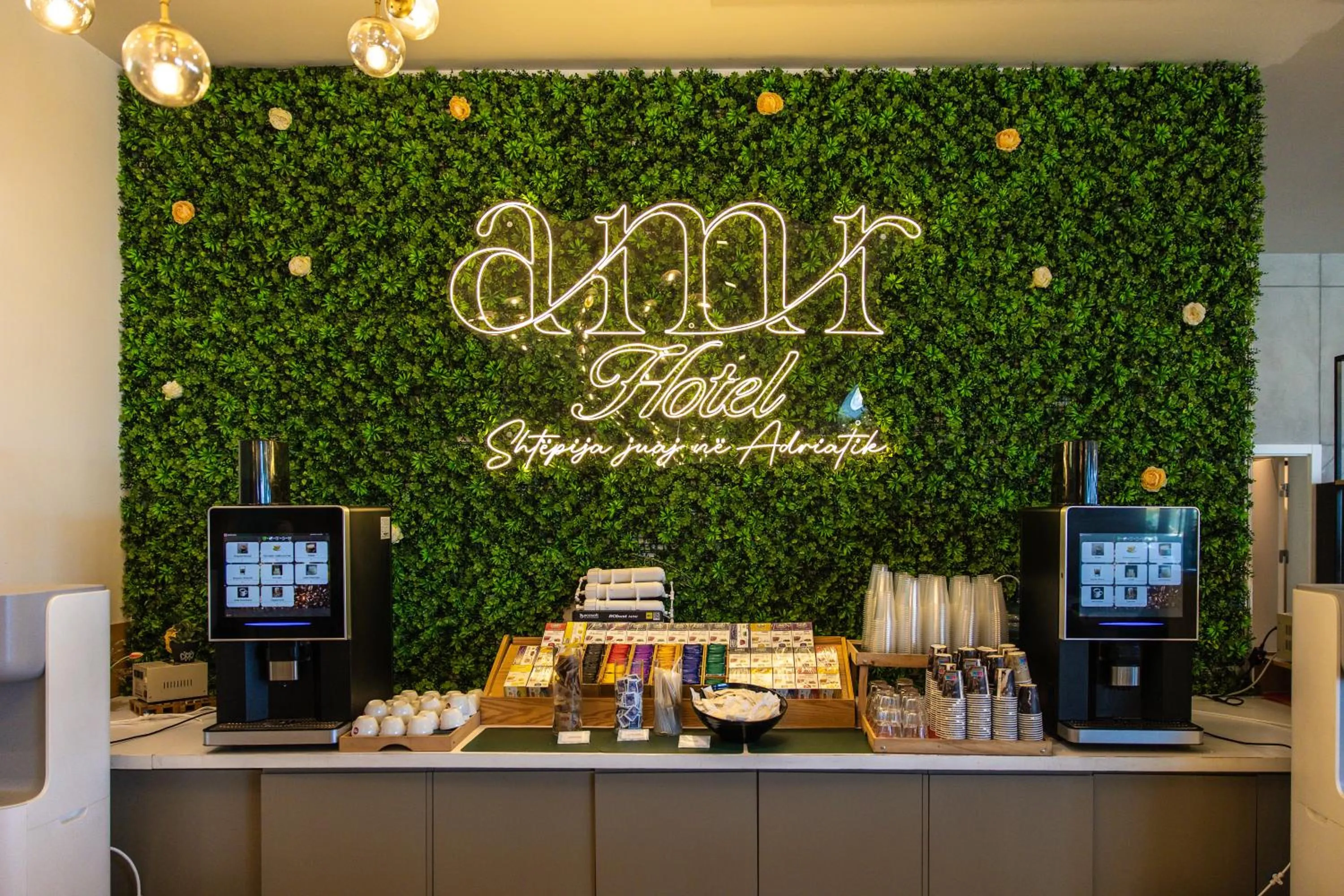 Property logo or sign in AMR Hotel - Durres