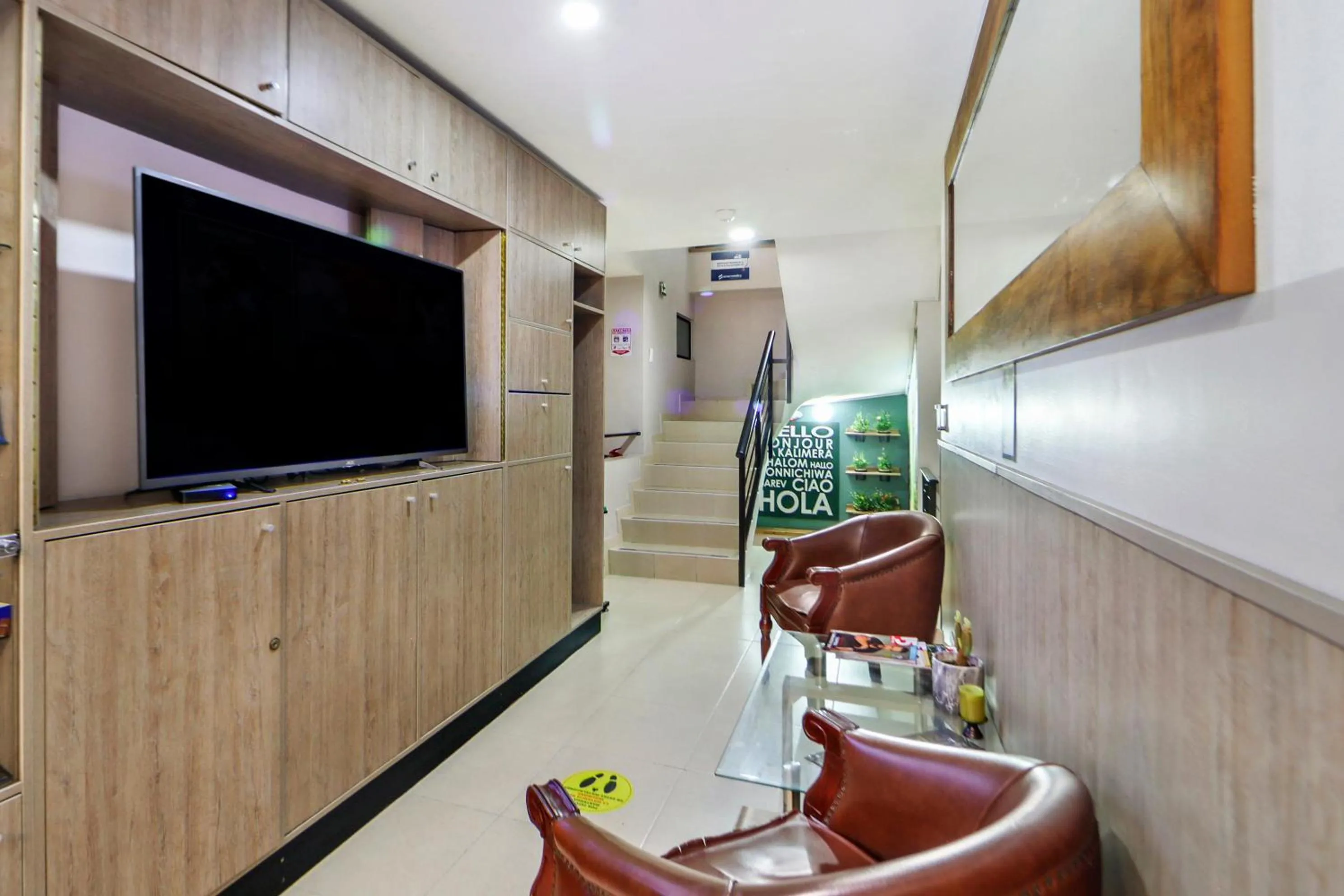 Lobby or reception in Hotel de la Salle