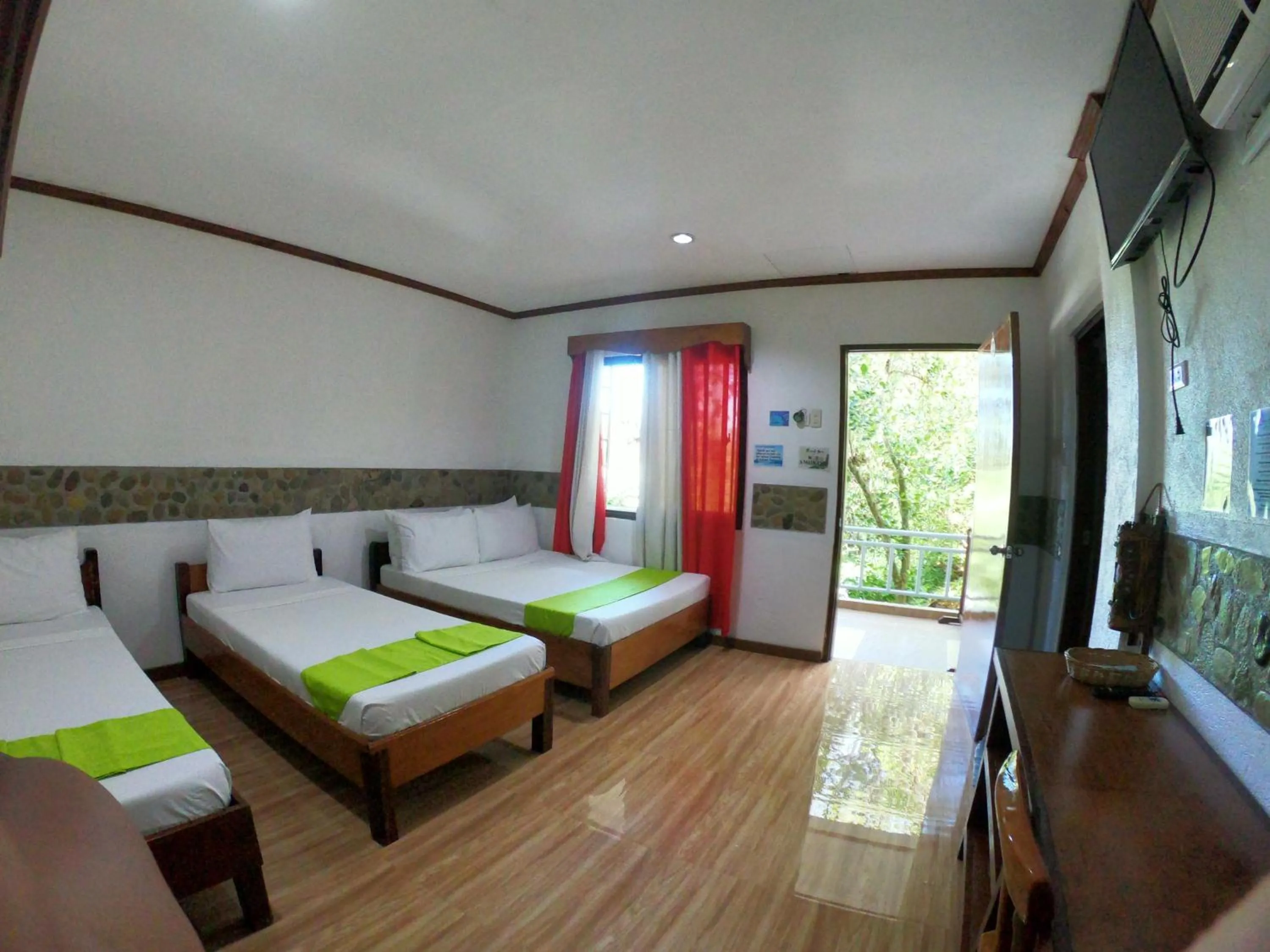 Bedroom, Bed in El Nido Viewdeck Cottages