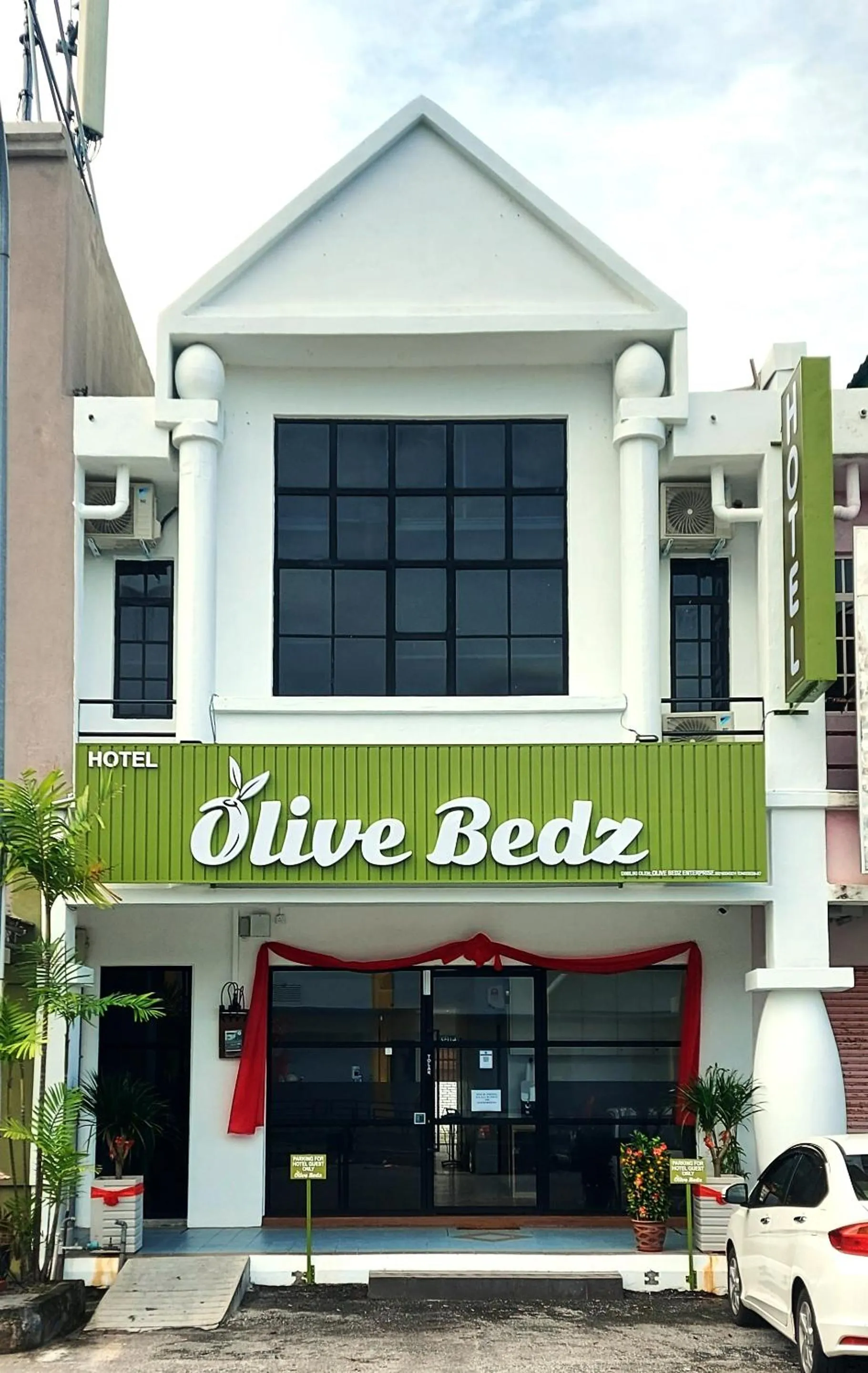Property building in Olive Bedz Hotel