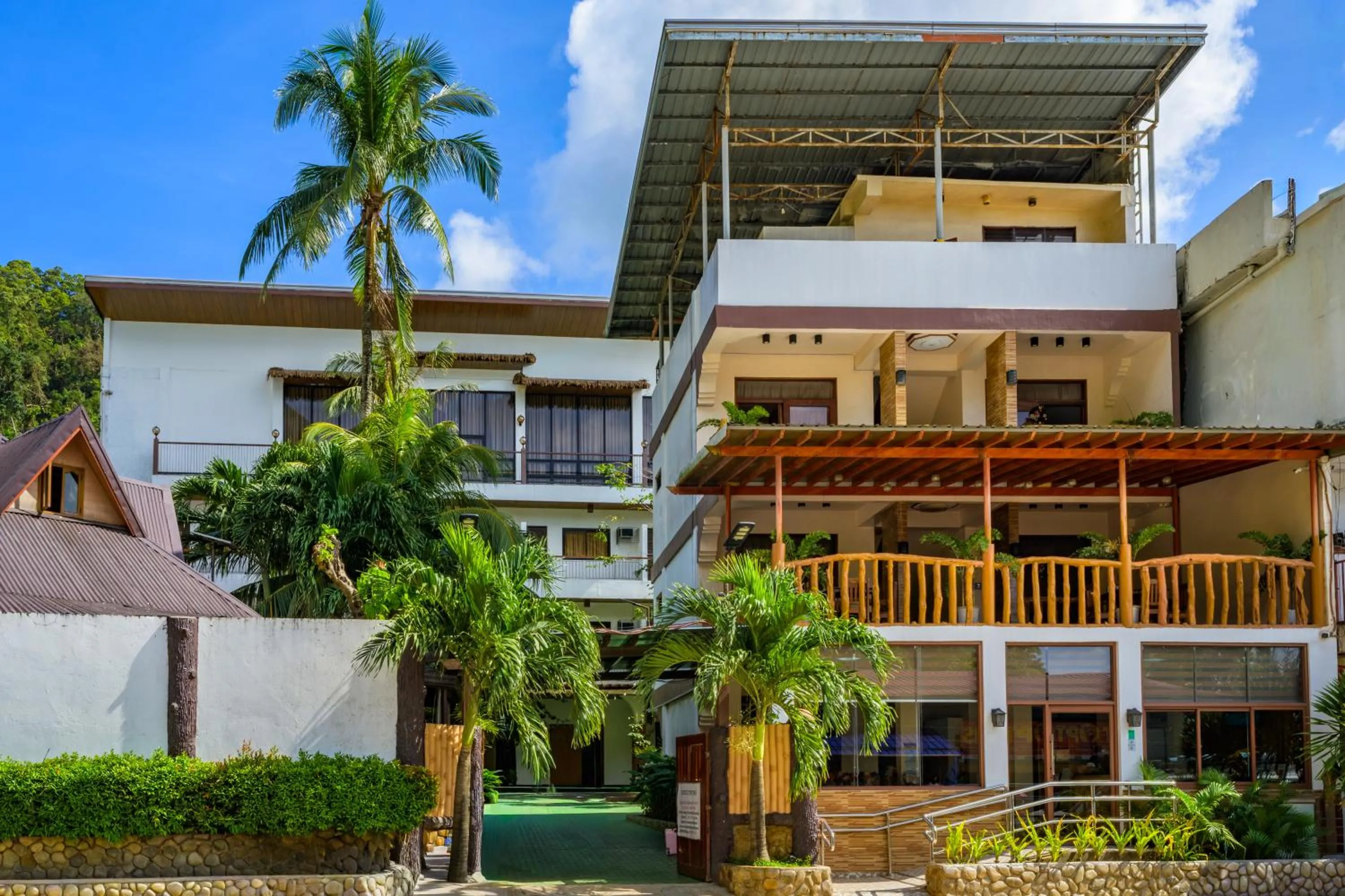 Property building in Jurias Garden Hotel