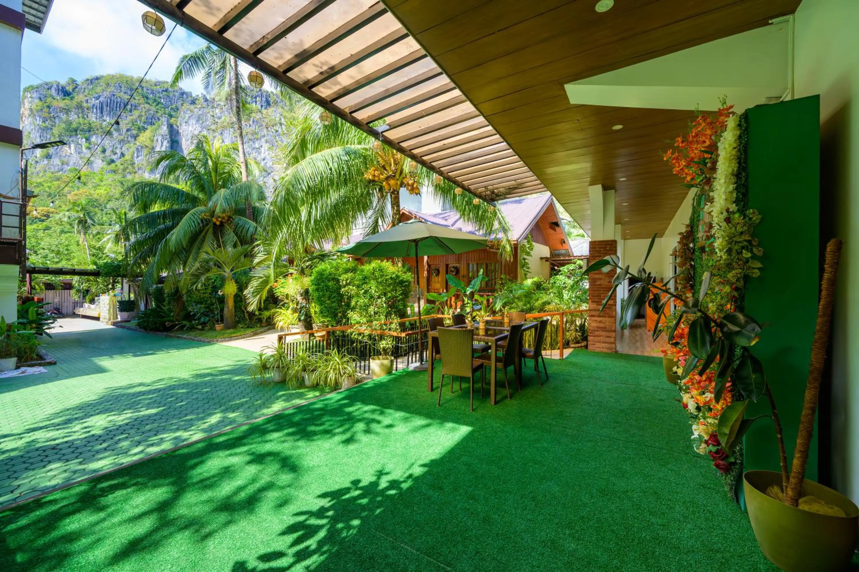 Property building in Jurias Garden Hotel