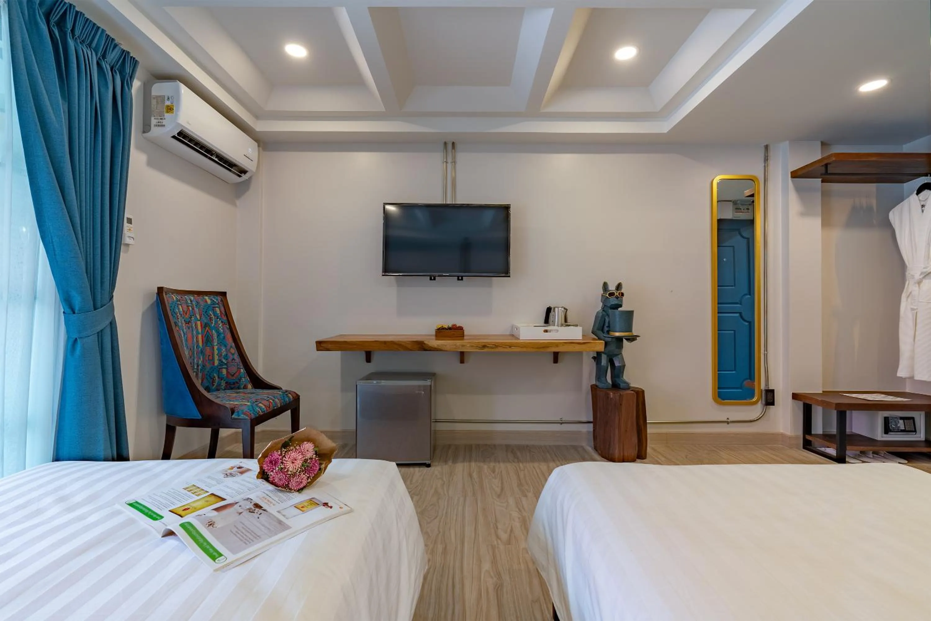 Bed in MOMO Hotel Chiang Mai