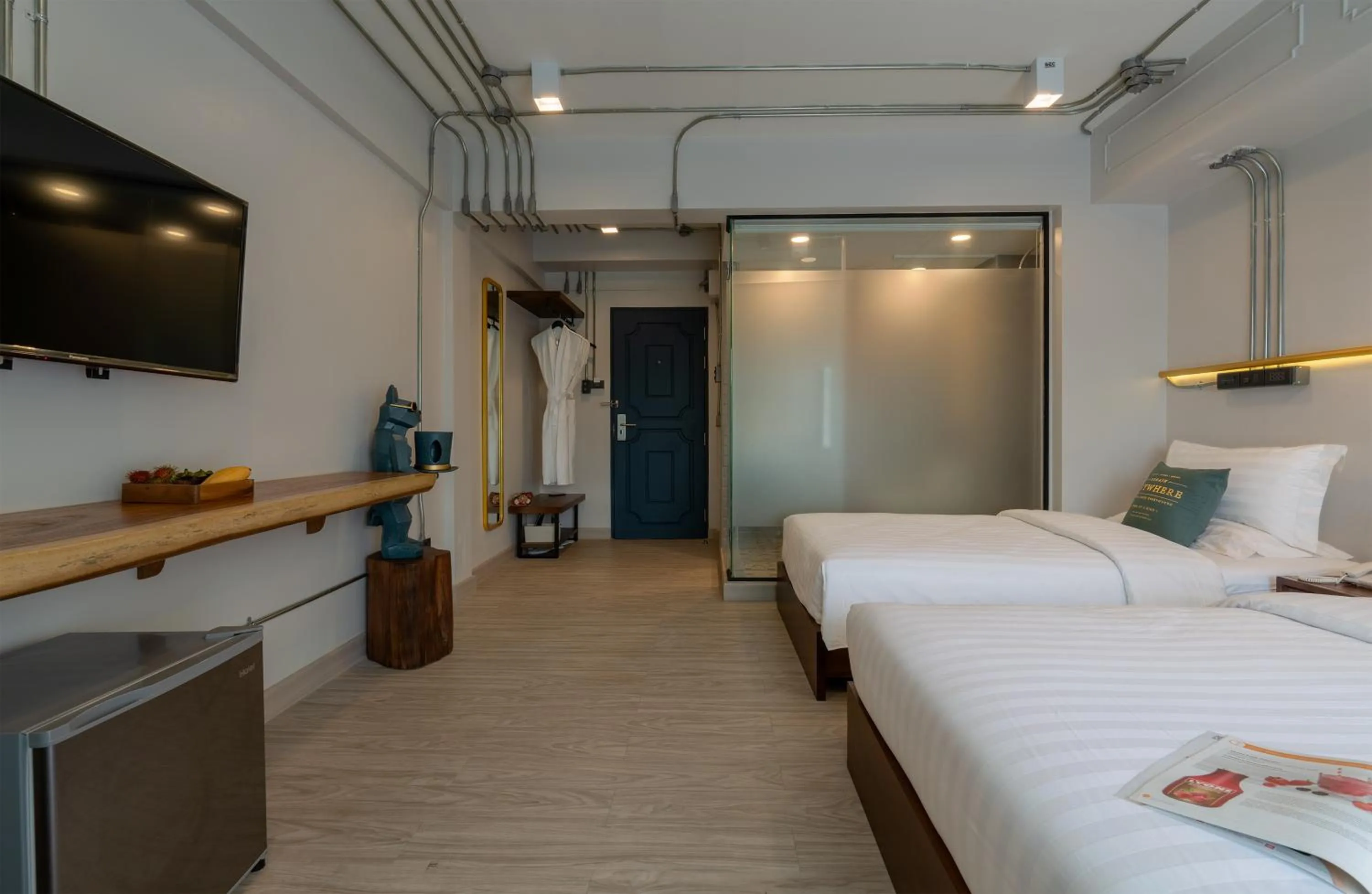 Bed in MOMO Hotel Chiang Mai