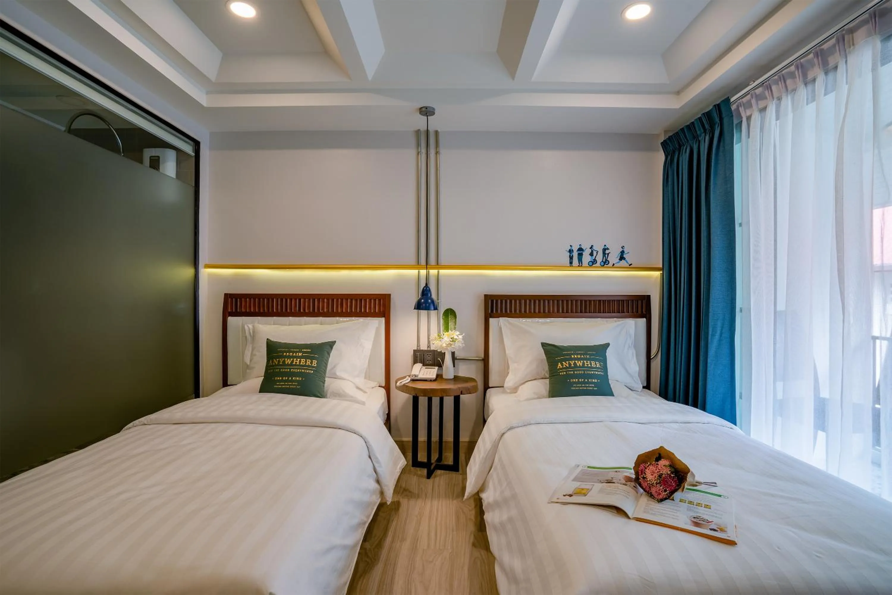 Bed in MOMO Hotel Chiang Mai