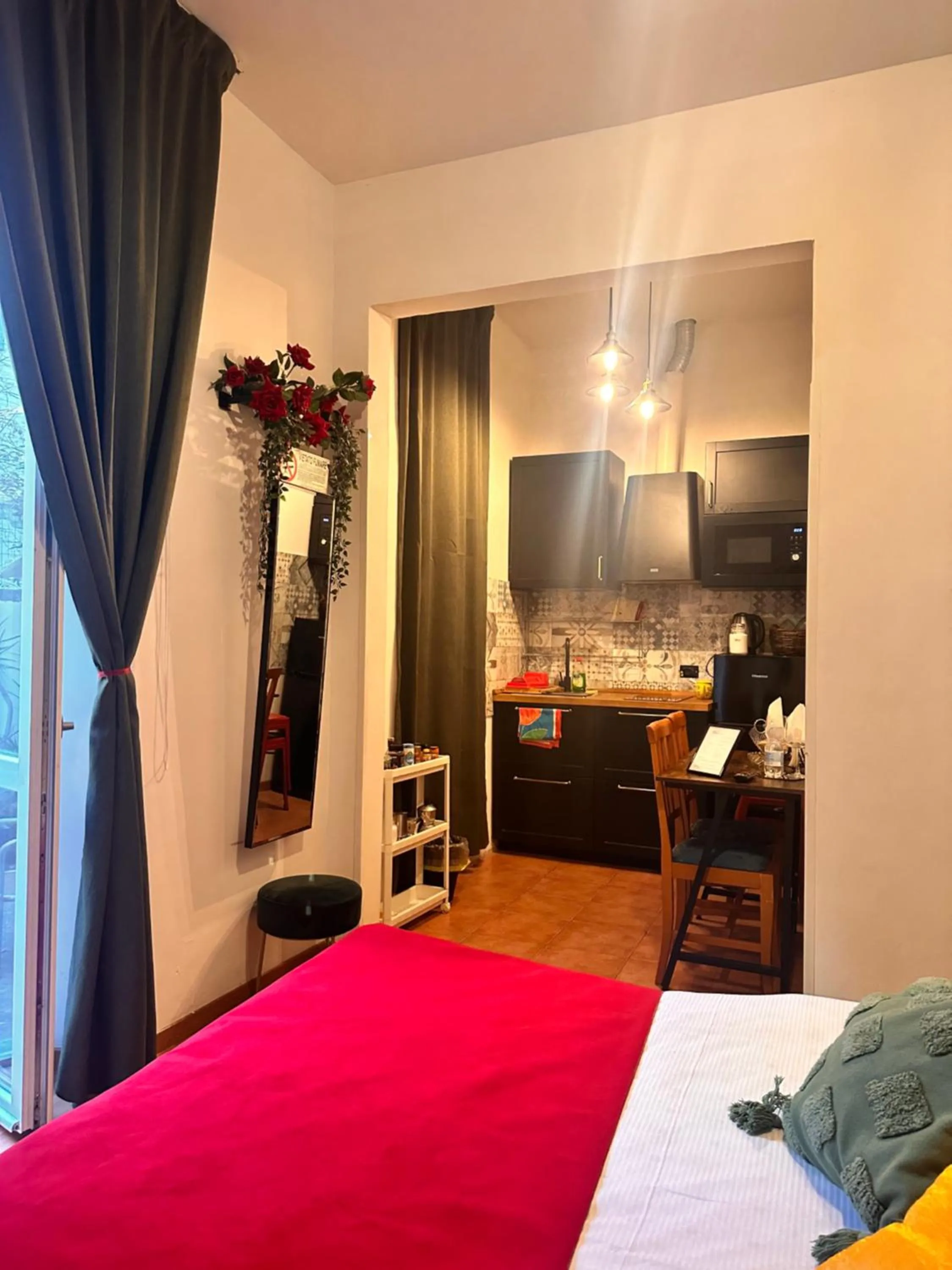 Living room, Bed in Soggiorno Madrid