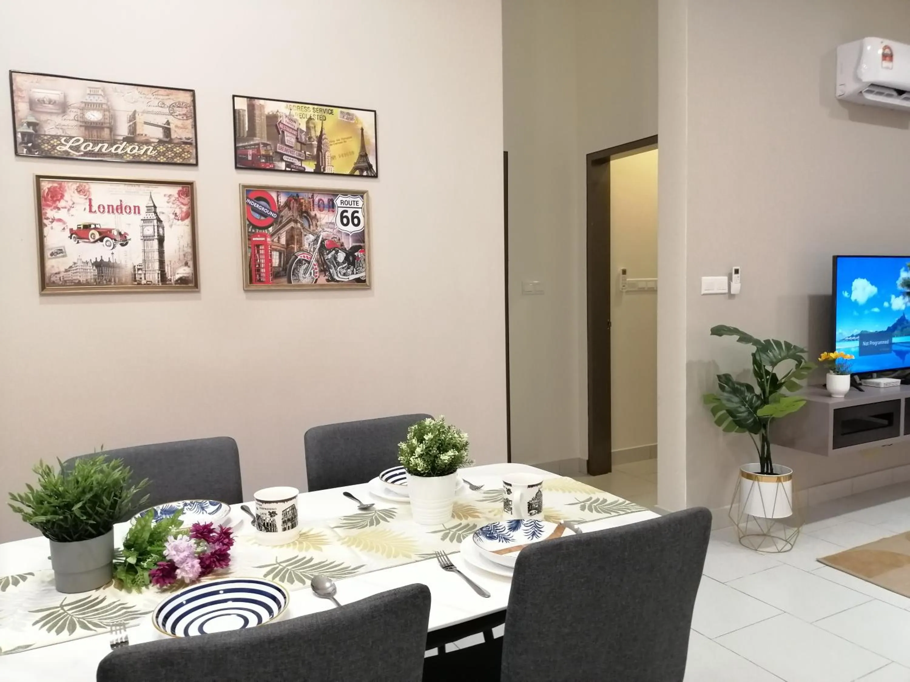 Dining area in Astetica Residences @ Seri Kembangan