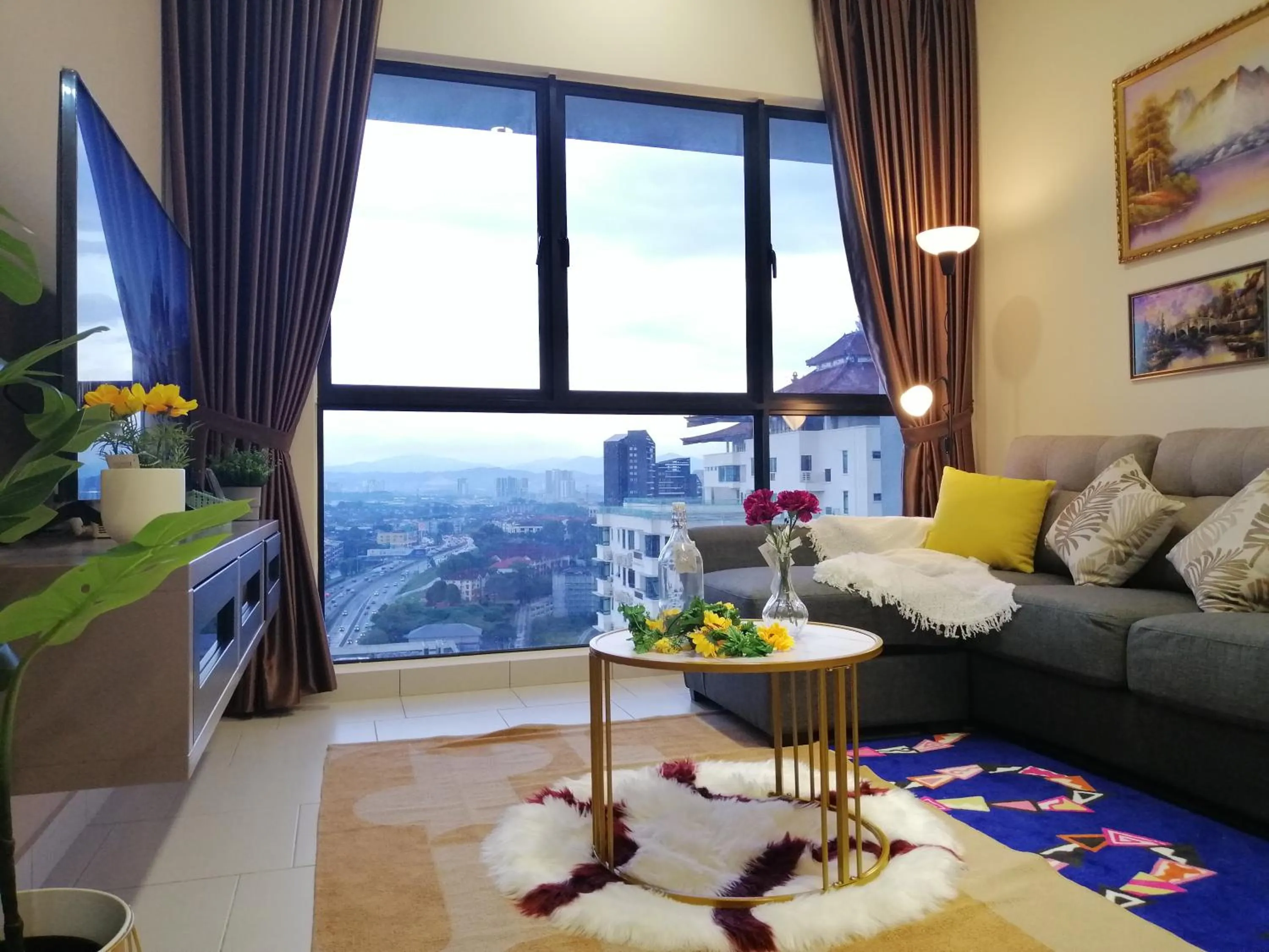 Living room in Astetica Residences @ Seri Kembangan