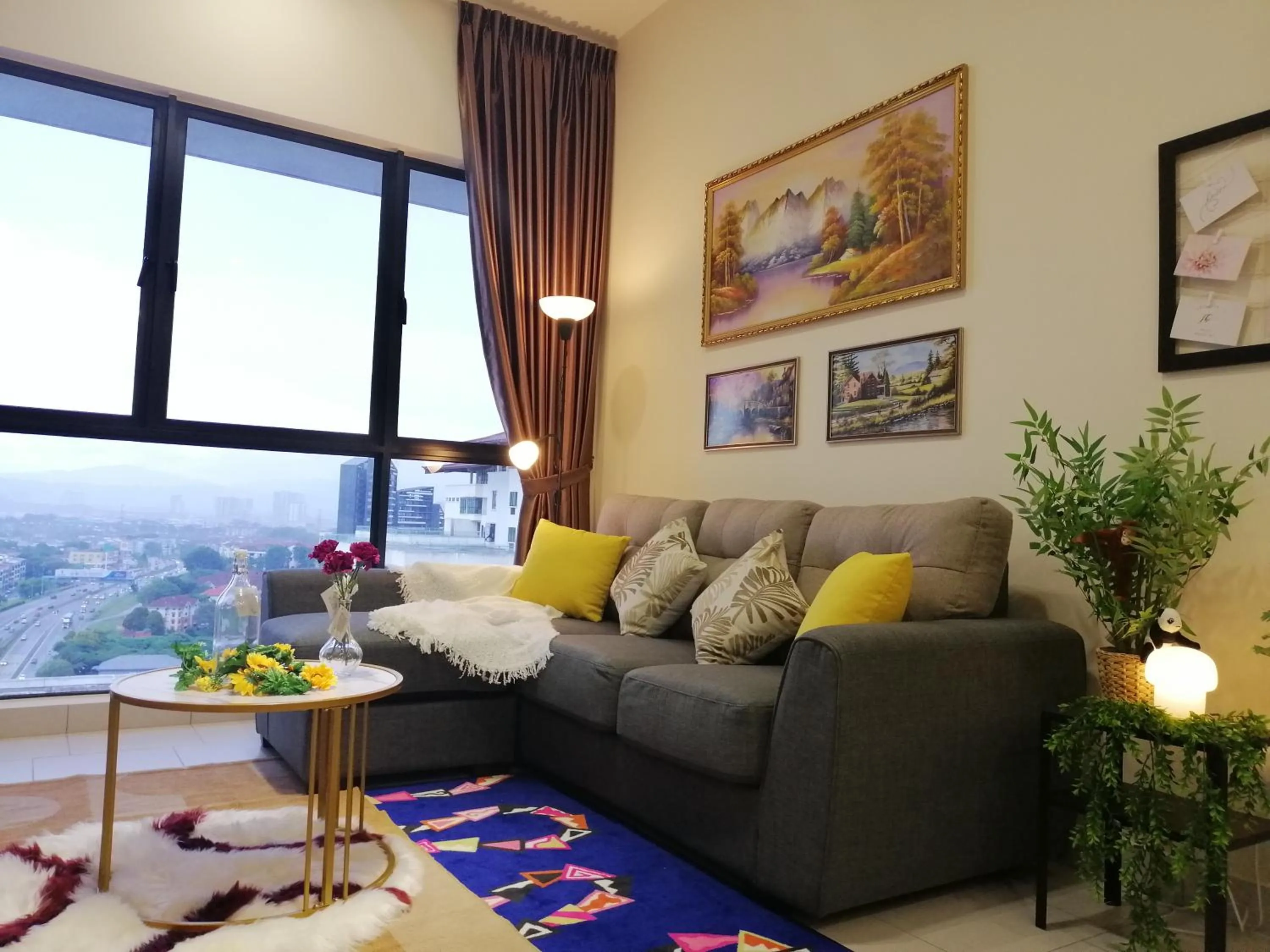 Living room in Astetica Residences @ Seri Kembangan