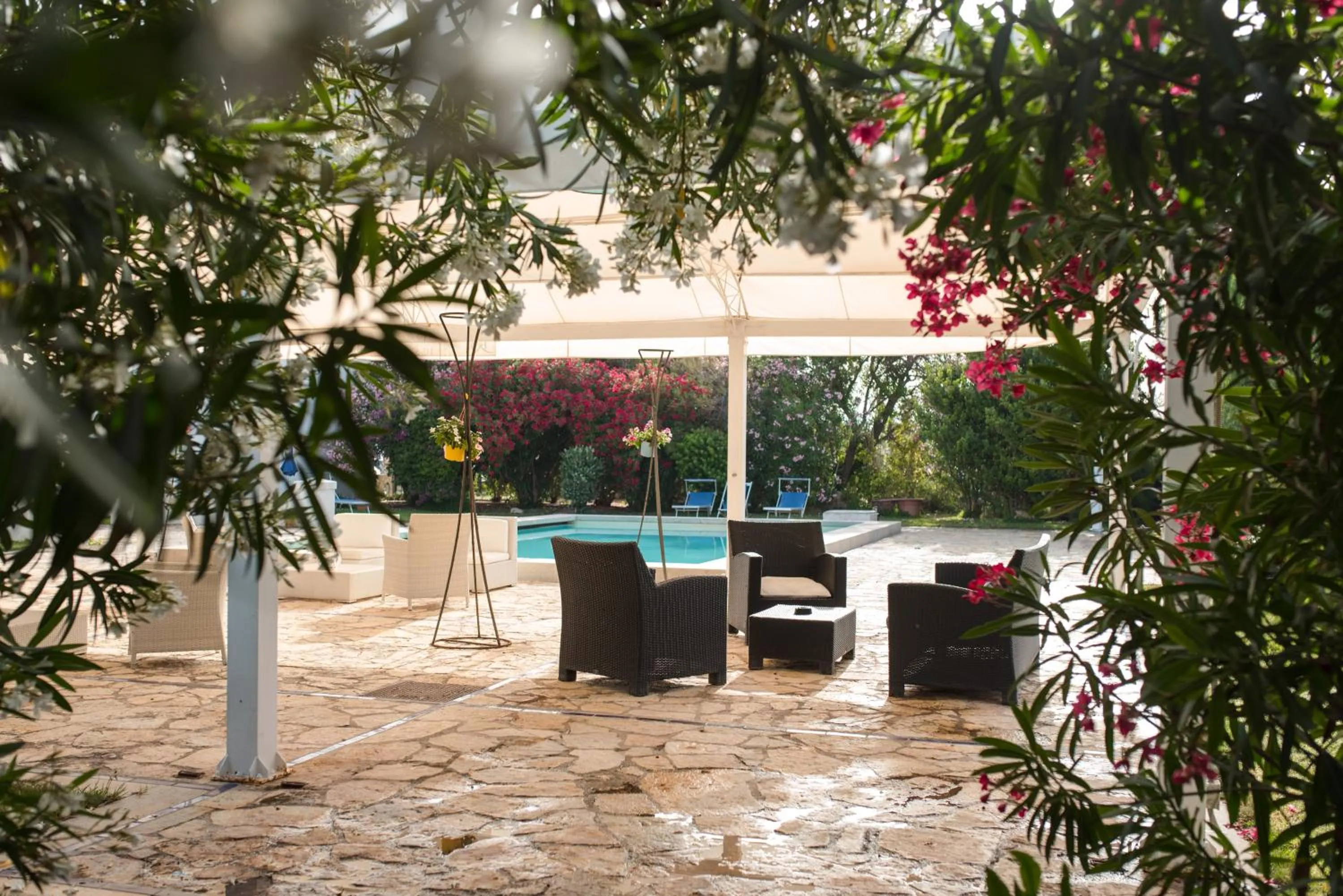 Garden view in Relais Antiche Saline