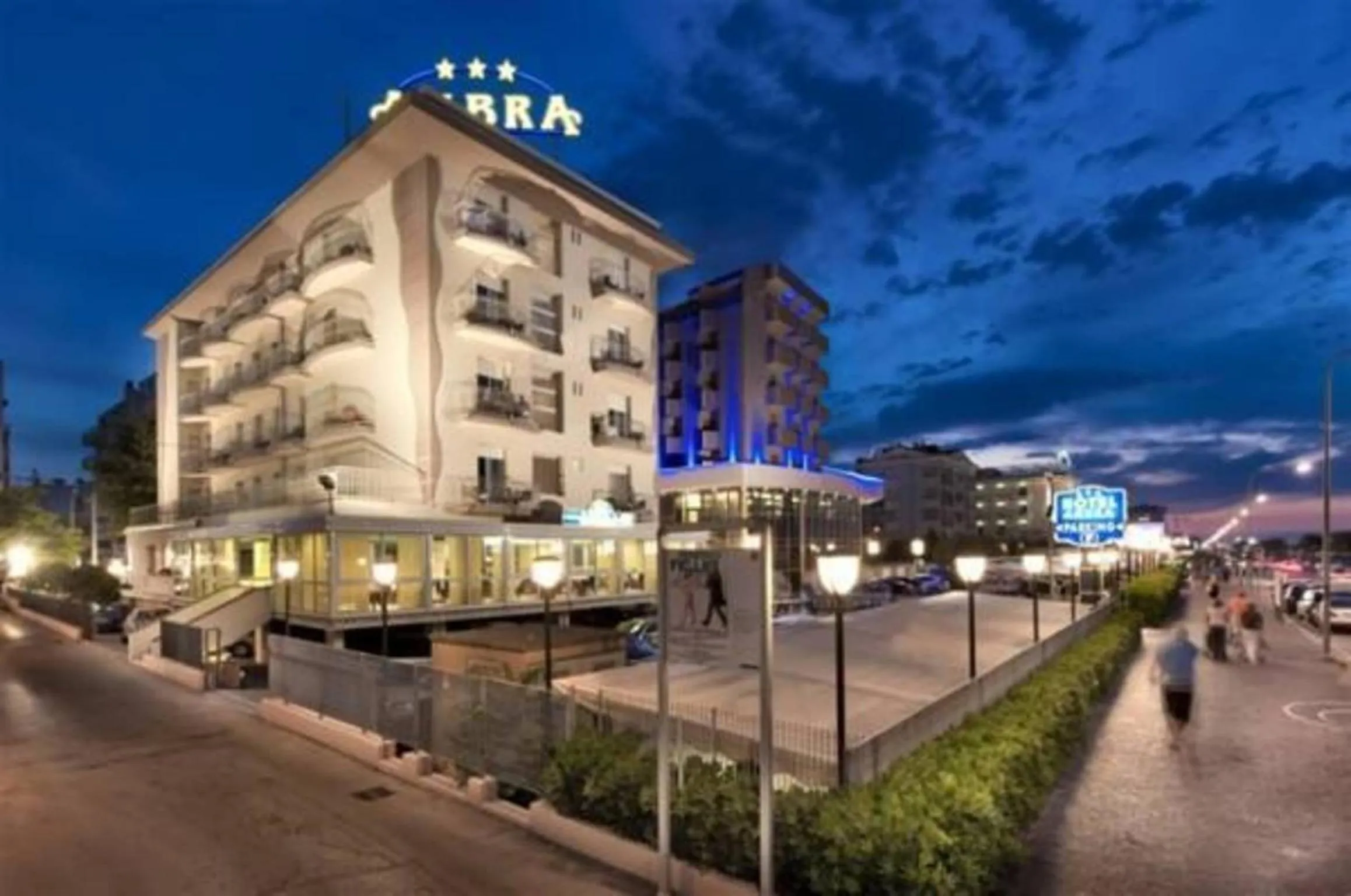 Property building in Hotel Ambra