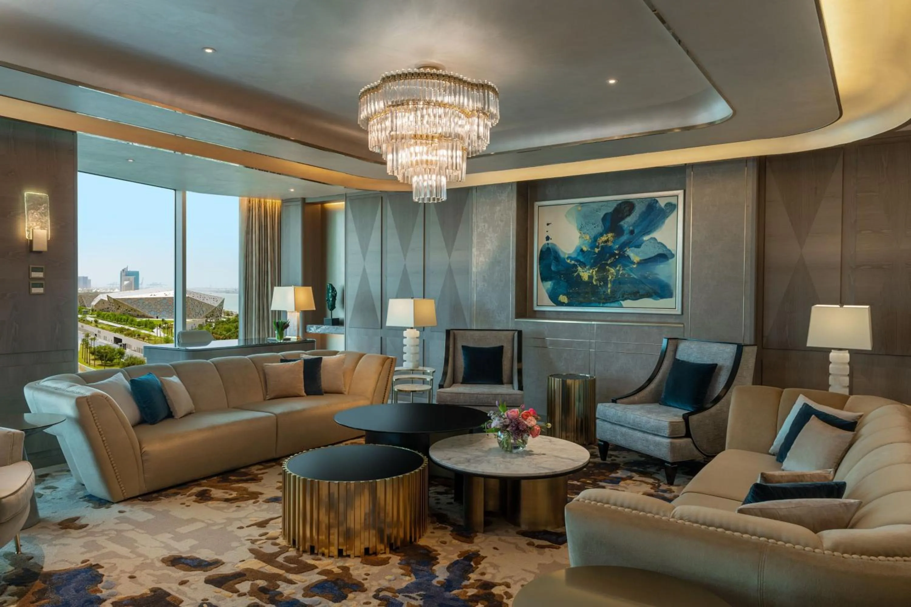 Living room in The St. Regis Kuwait