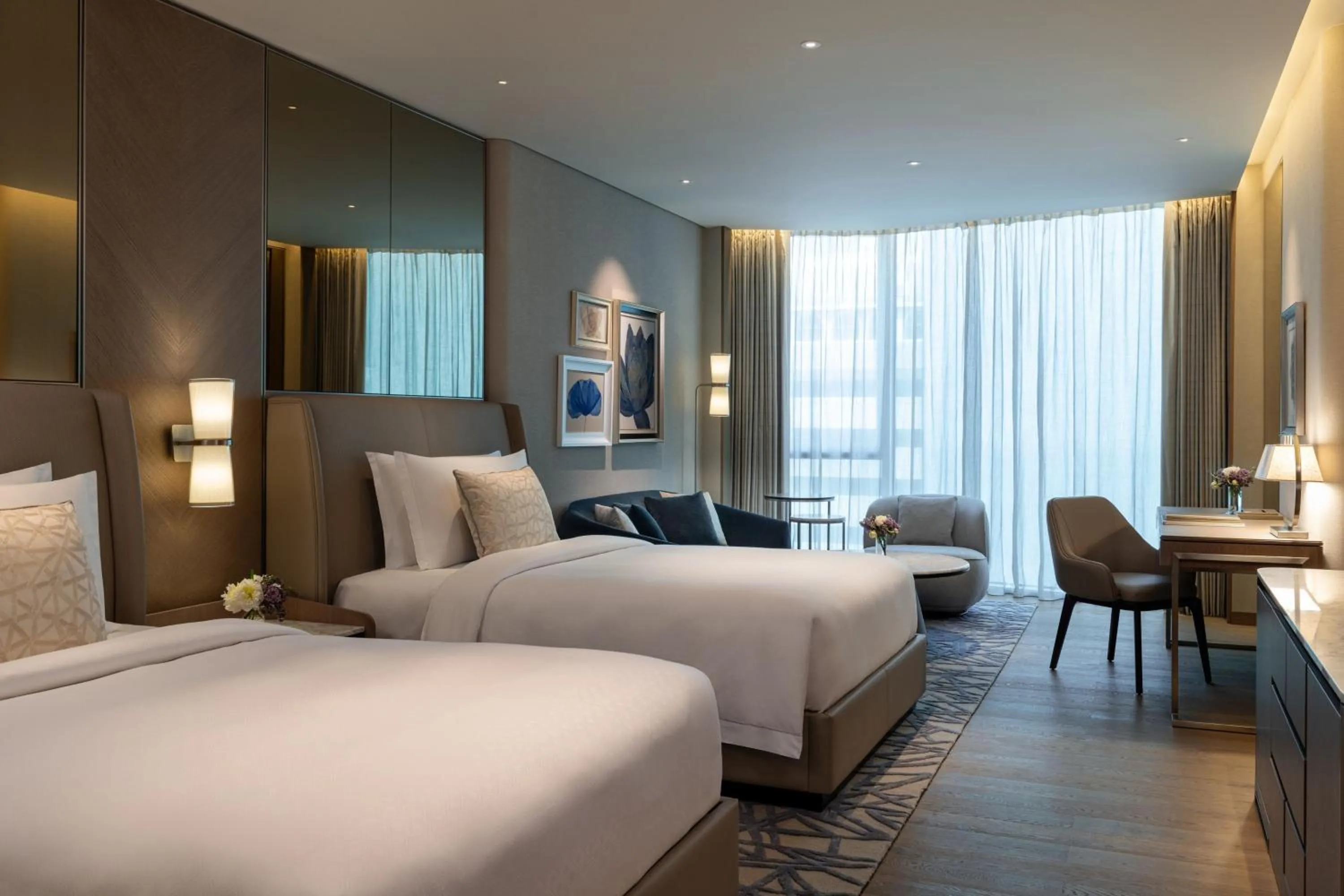 Photo of the whole room, Bed in The St. Regis Kuwait