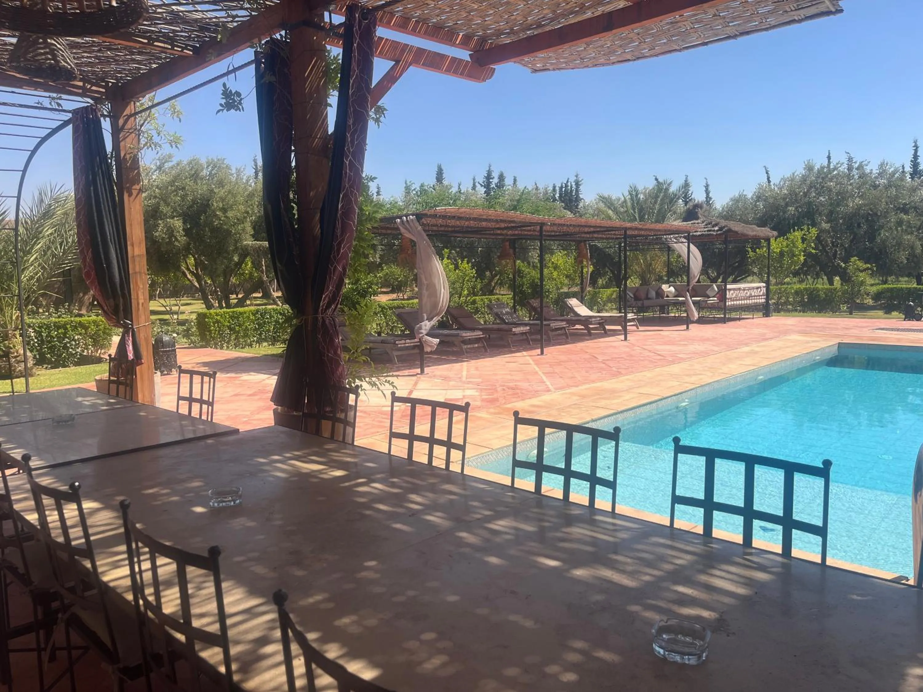 Patio in Le petit Château des Anges