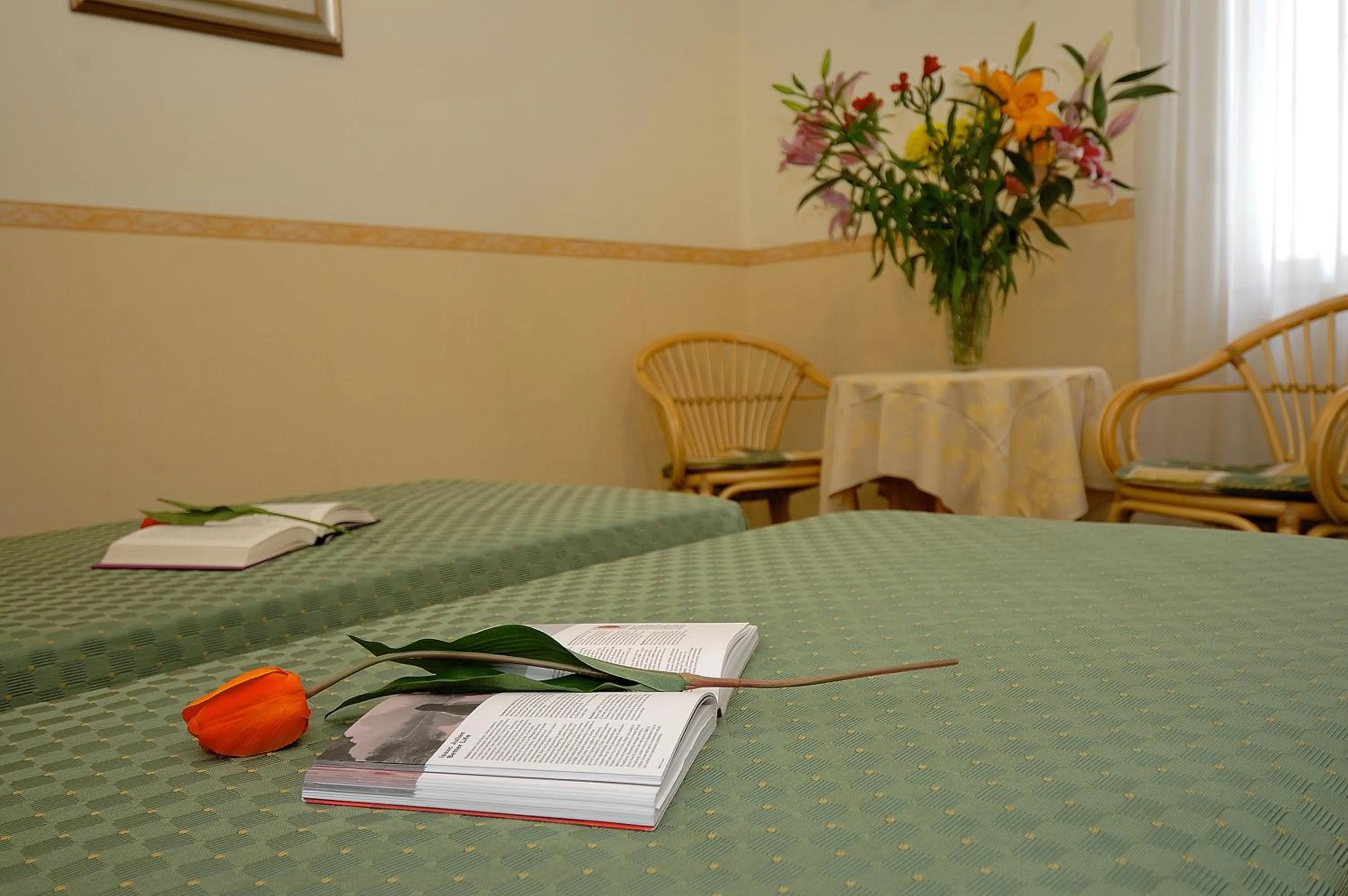 Decorative detail, Bed in Villa Angelica