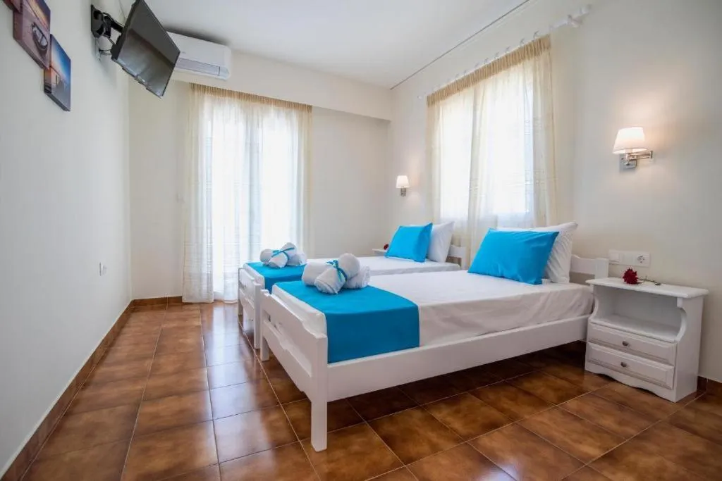 Bed in Filoxenia Kirki Apartments