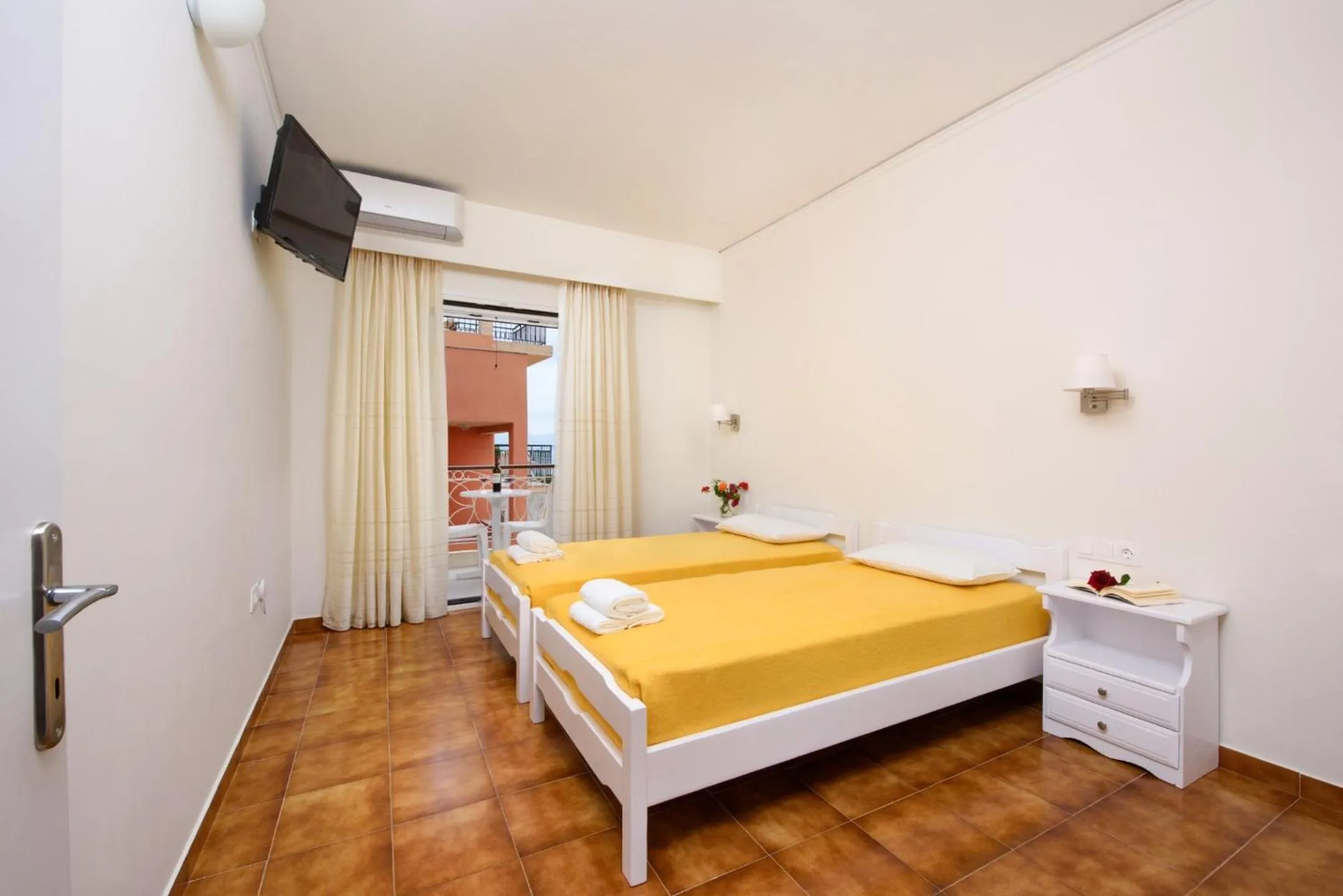 Bedroom, Bed in Filoxenia Kirki Apartments