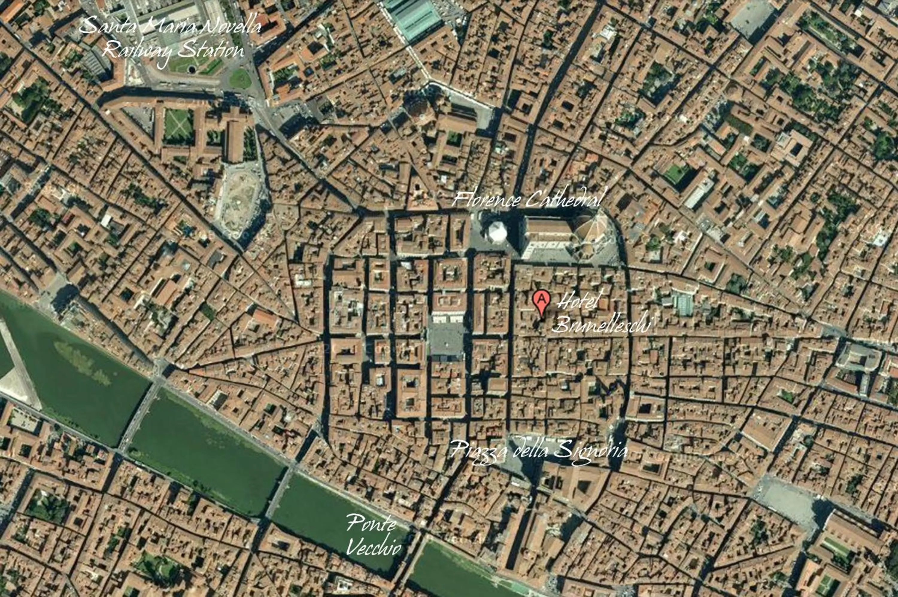 Bird's eye view in Brunelleschi Hotel